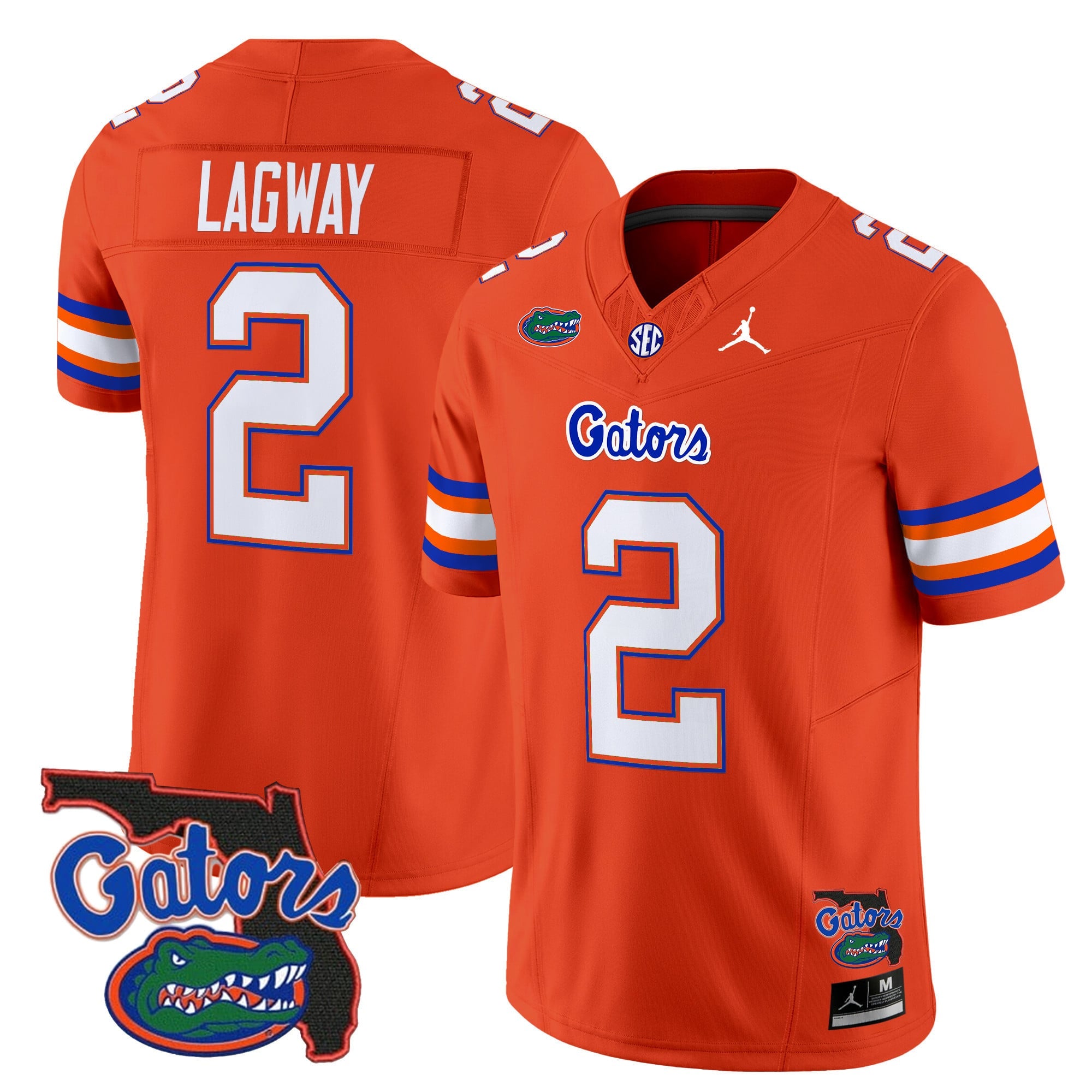 Men's Florida Gators 2024 Florida Patch Vapor Limited Jersey - All Stitched