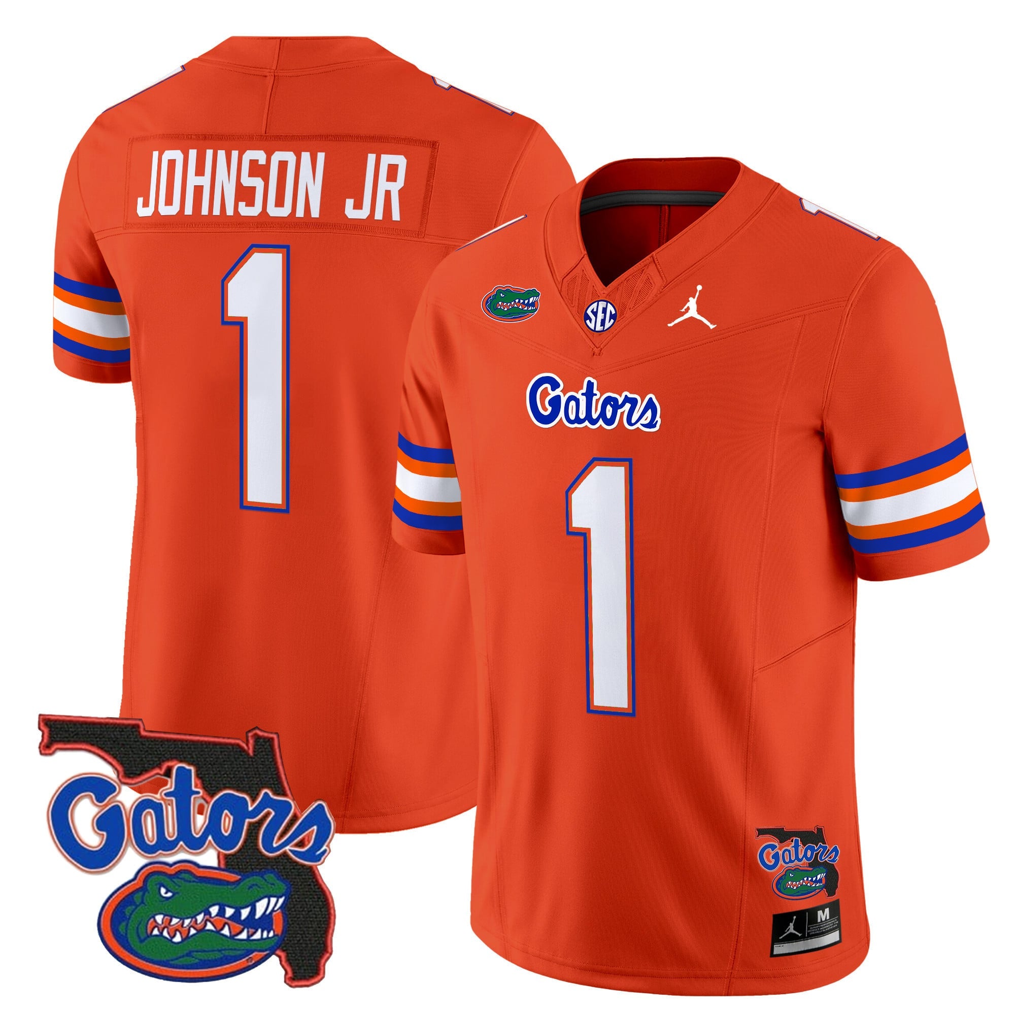 Men's Florida Gators 2024 Florida Patch Vapor Limited Jersey - All Stitched