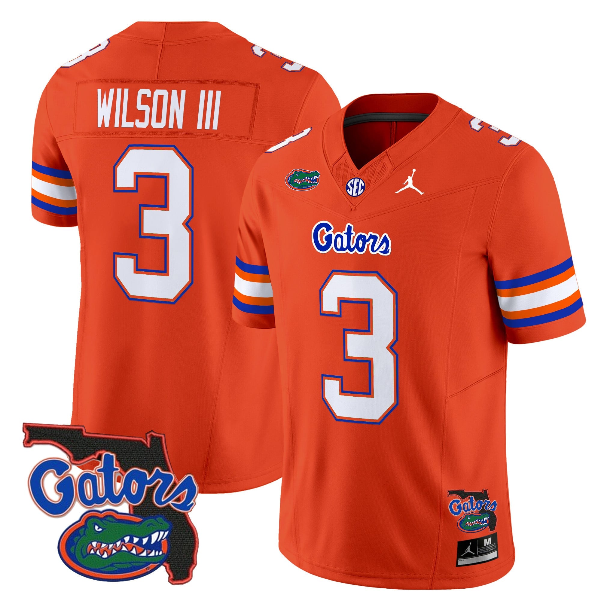 Men's Florida Gators 2024 Florida Patch Vapor Limited Jersey - All Stitched