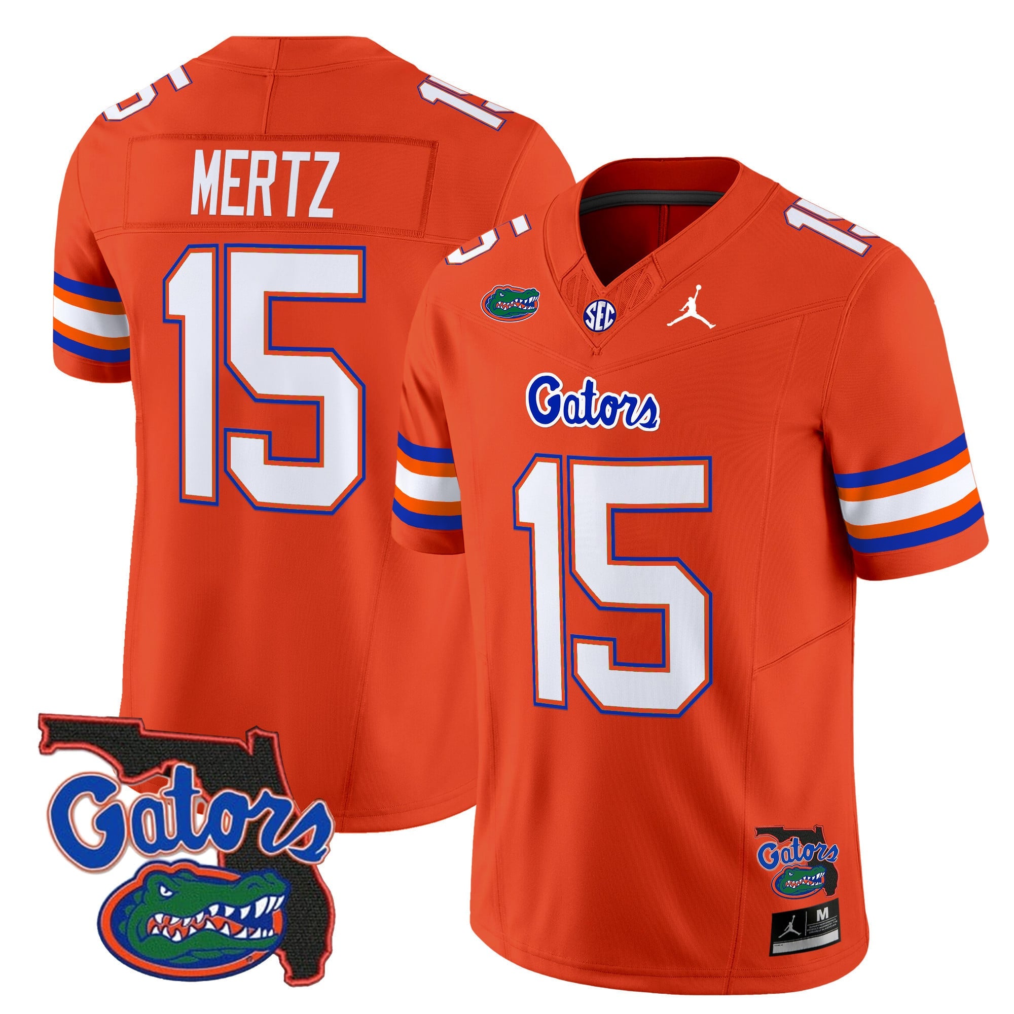 Men's Florida Gators 2024 Florida Patch Vapor Limited Jersey - All Stitched