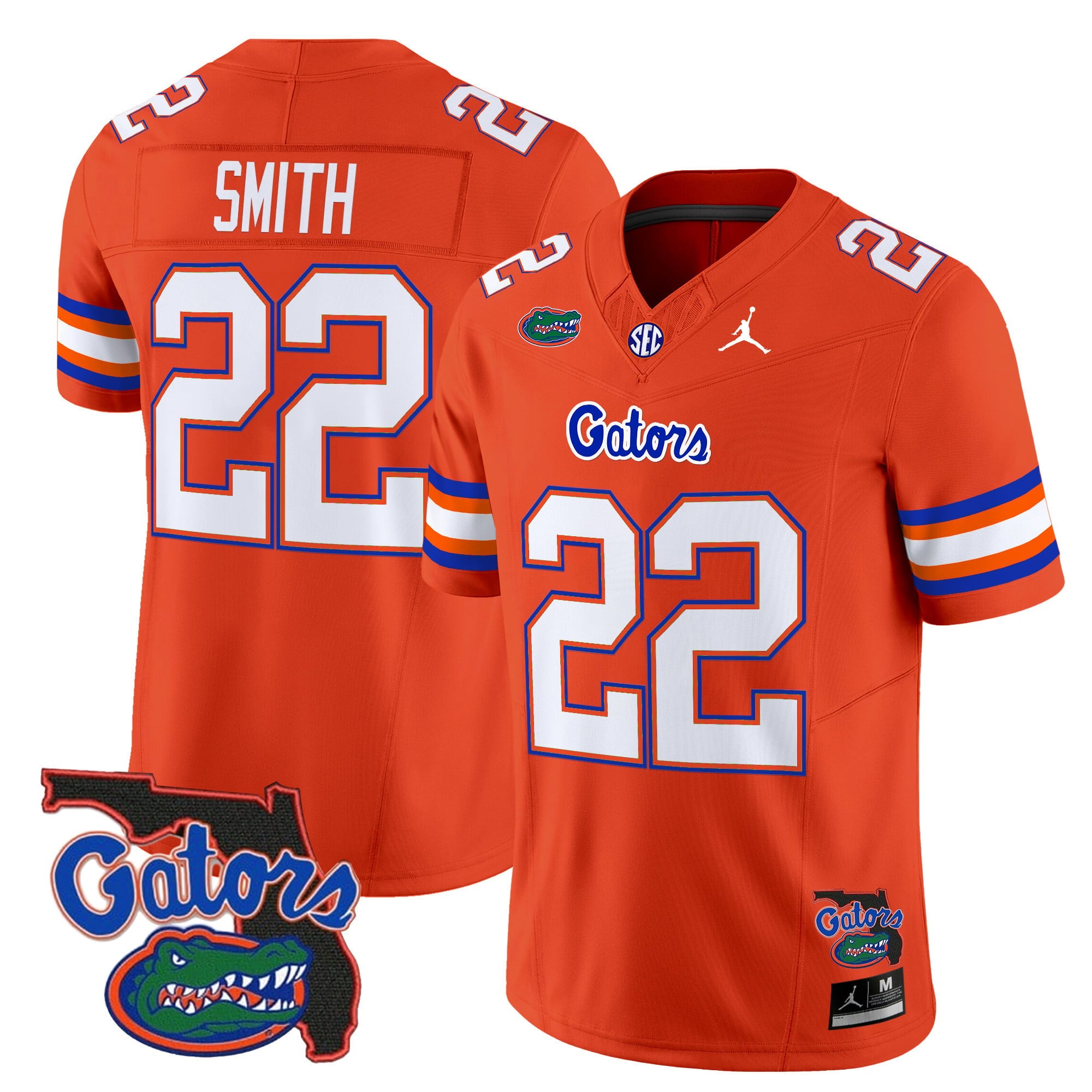 Men's Florida Gators 2024 Florida Patch Vapor Limited Jersey - All Stitched