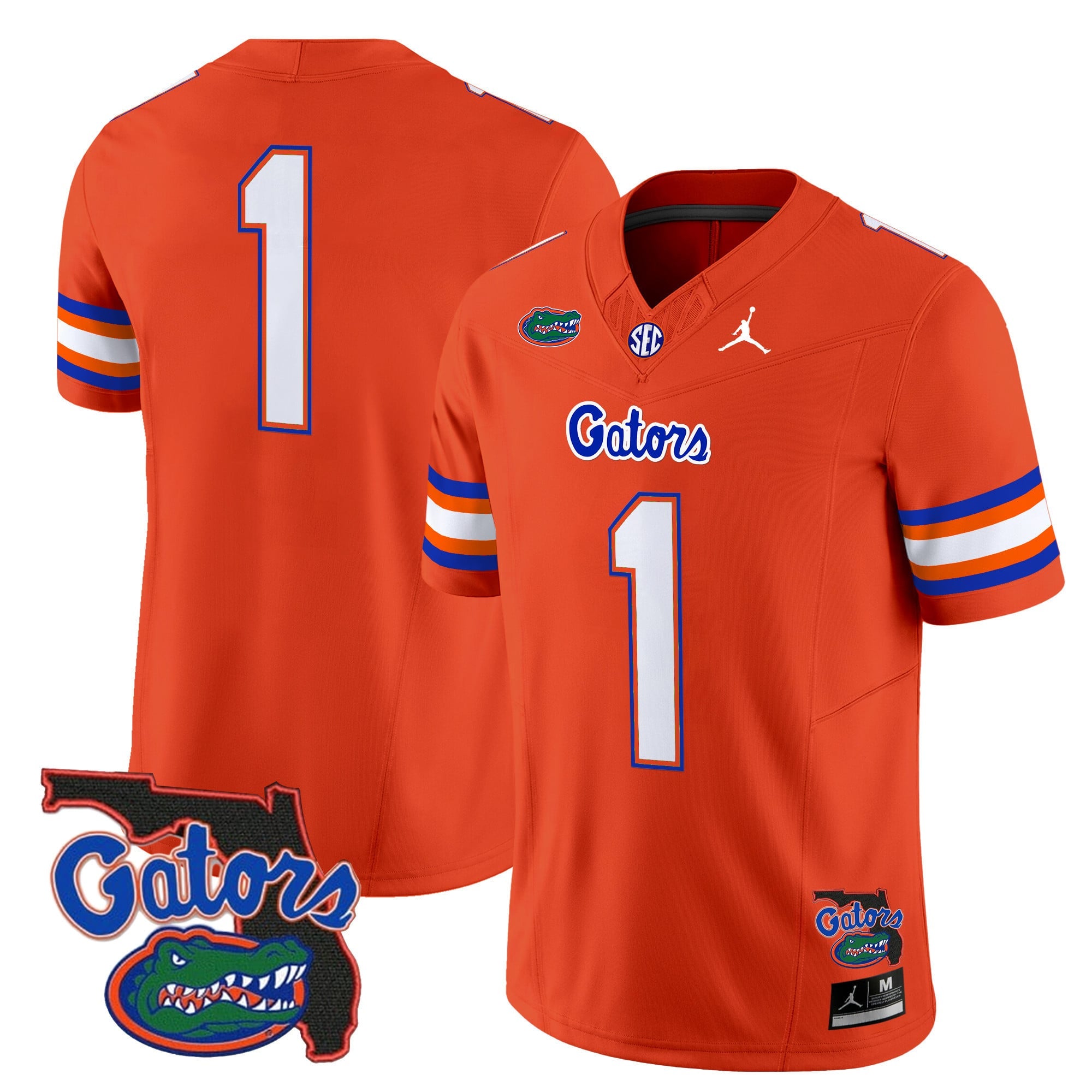 Men's Florida Gators 2024 Florida Patch Vapor Limited Jersey - All Stitched