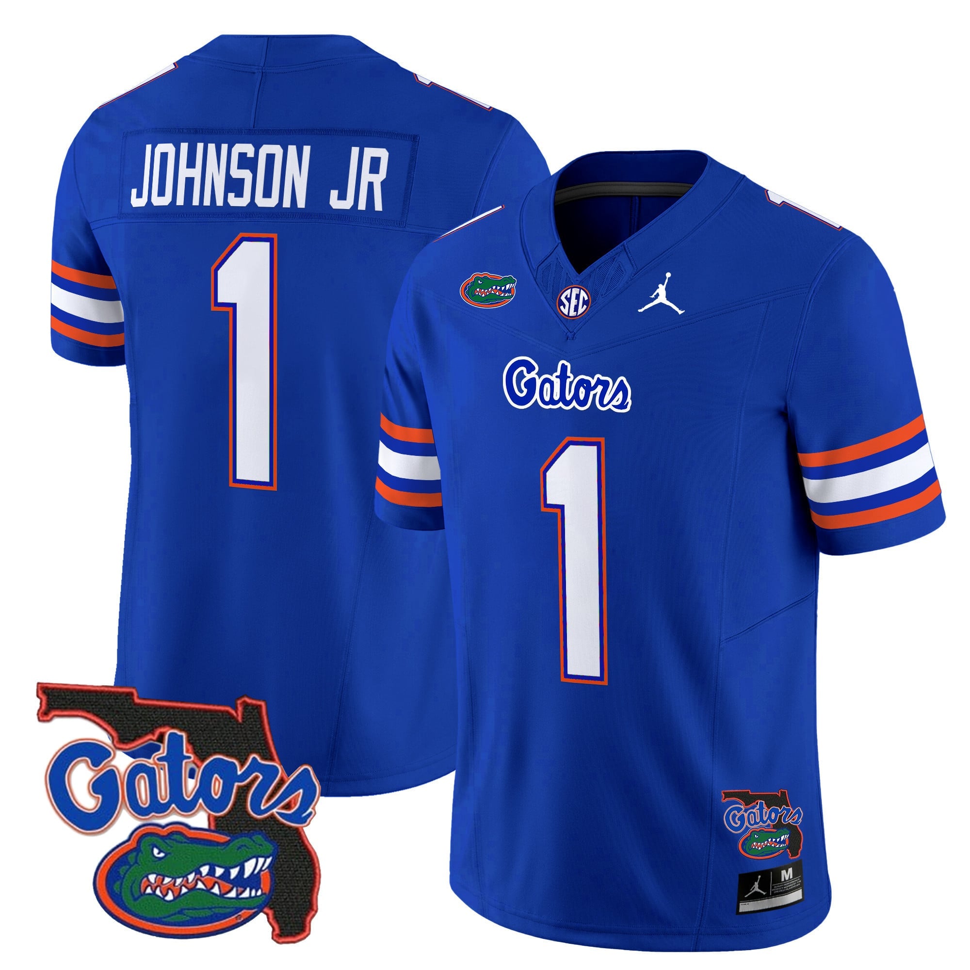 Men's Florida Gators 2024 Florida Patch Vapor Limited Jersey - All Stitched
