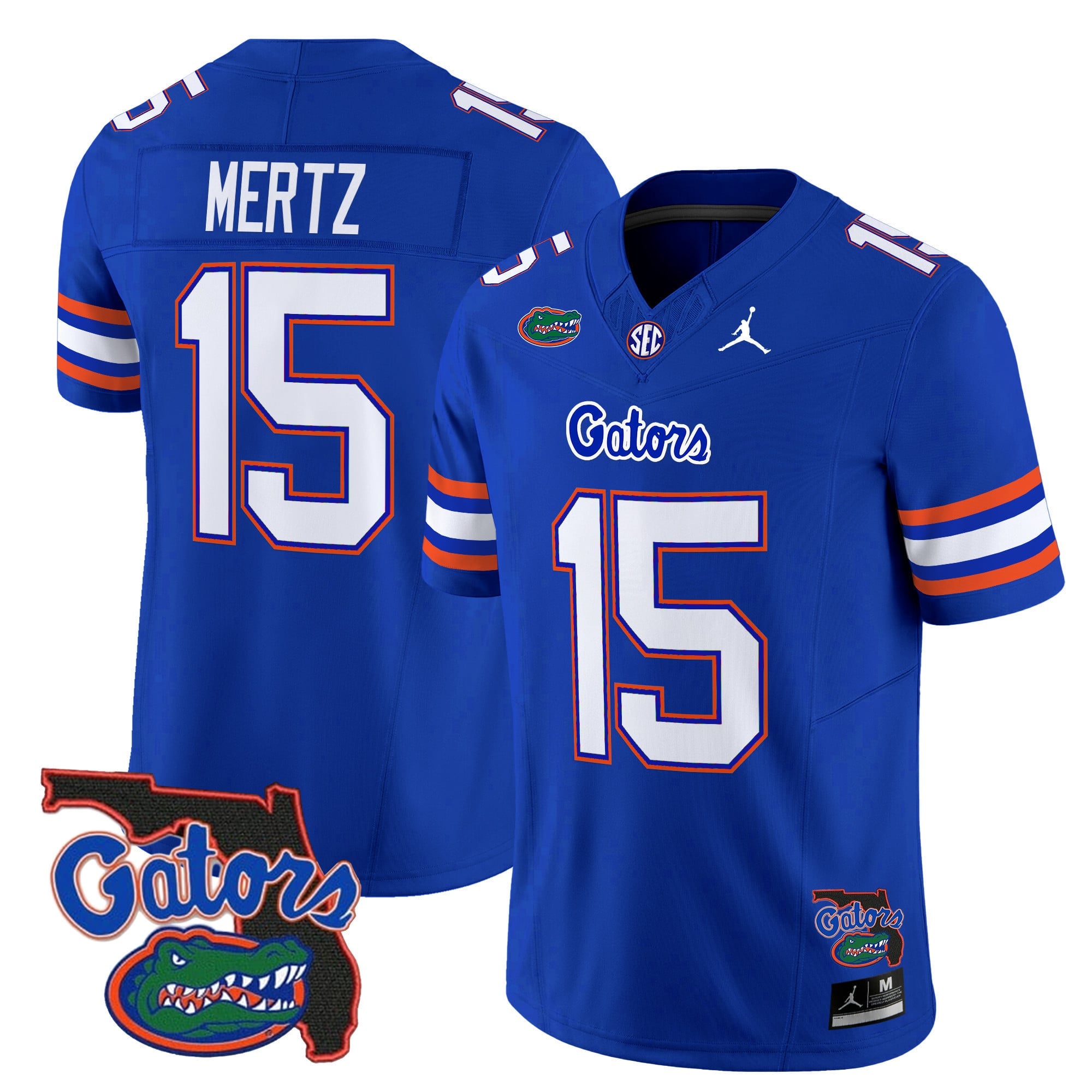 Men's Florida Gators 2024 Florida Patch Vapor Limited Jersey - All Stitched