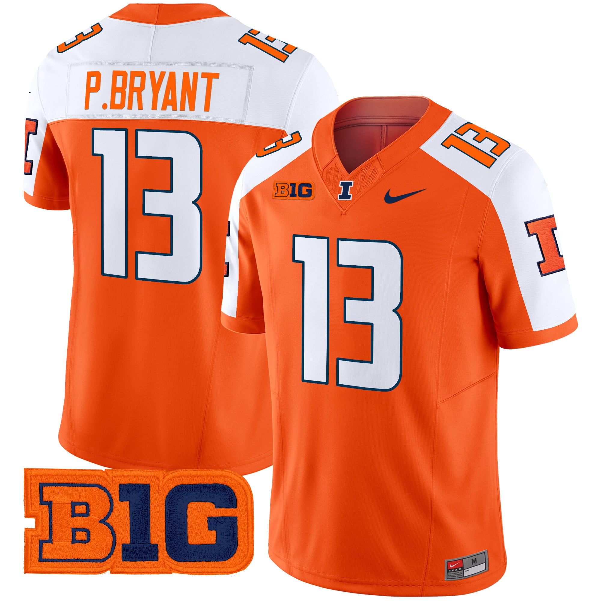 Men's Illinois Fighting Illini 2024 Vapor Limited Jersey - All Stitched