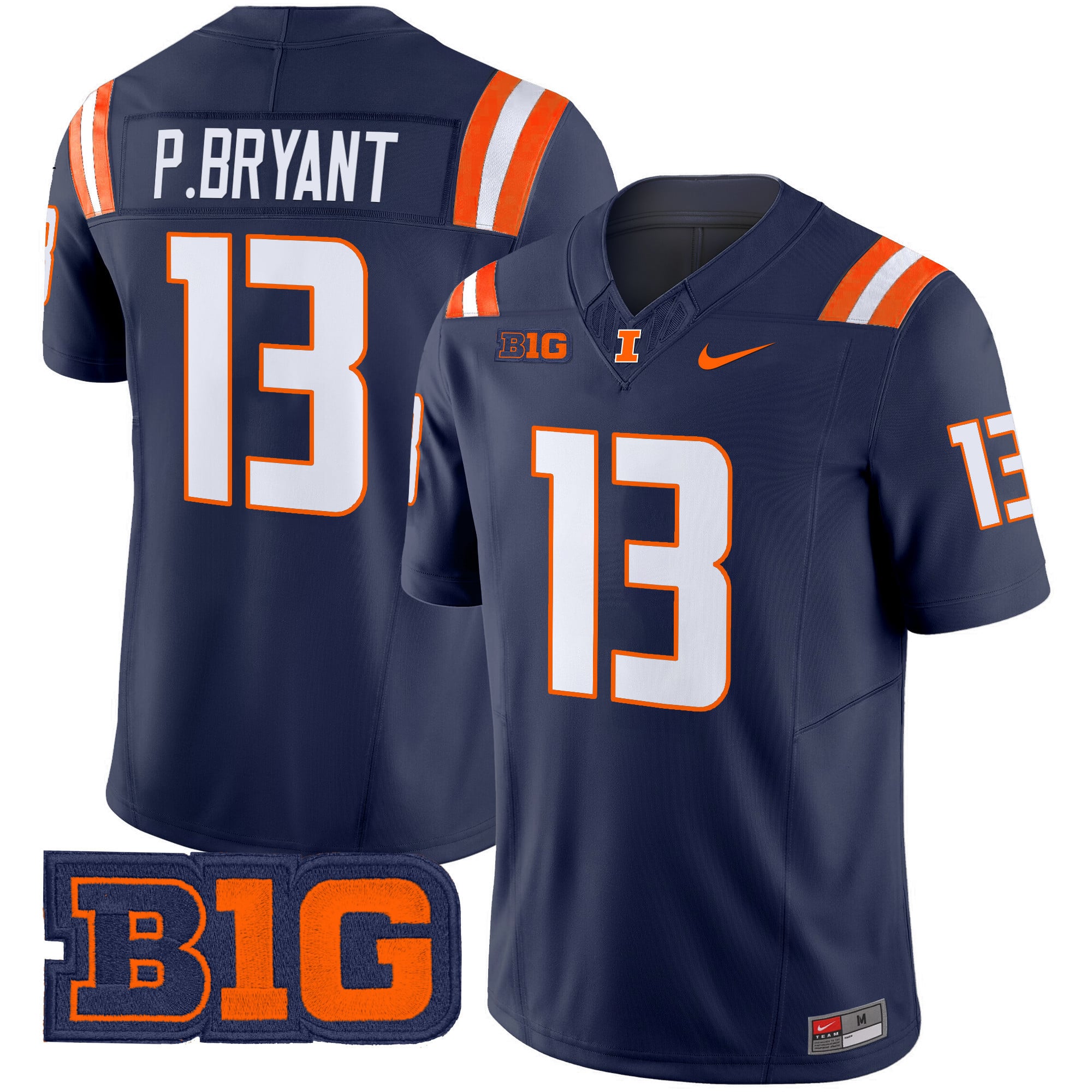 Men's Illinois Fighting Illini 2024 Vapor Limited Jersey - All Stitched