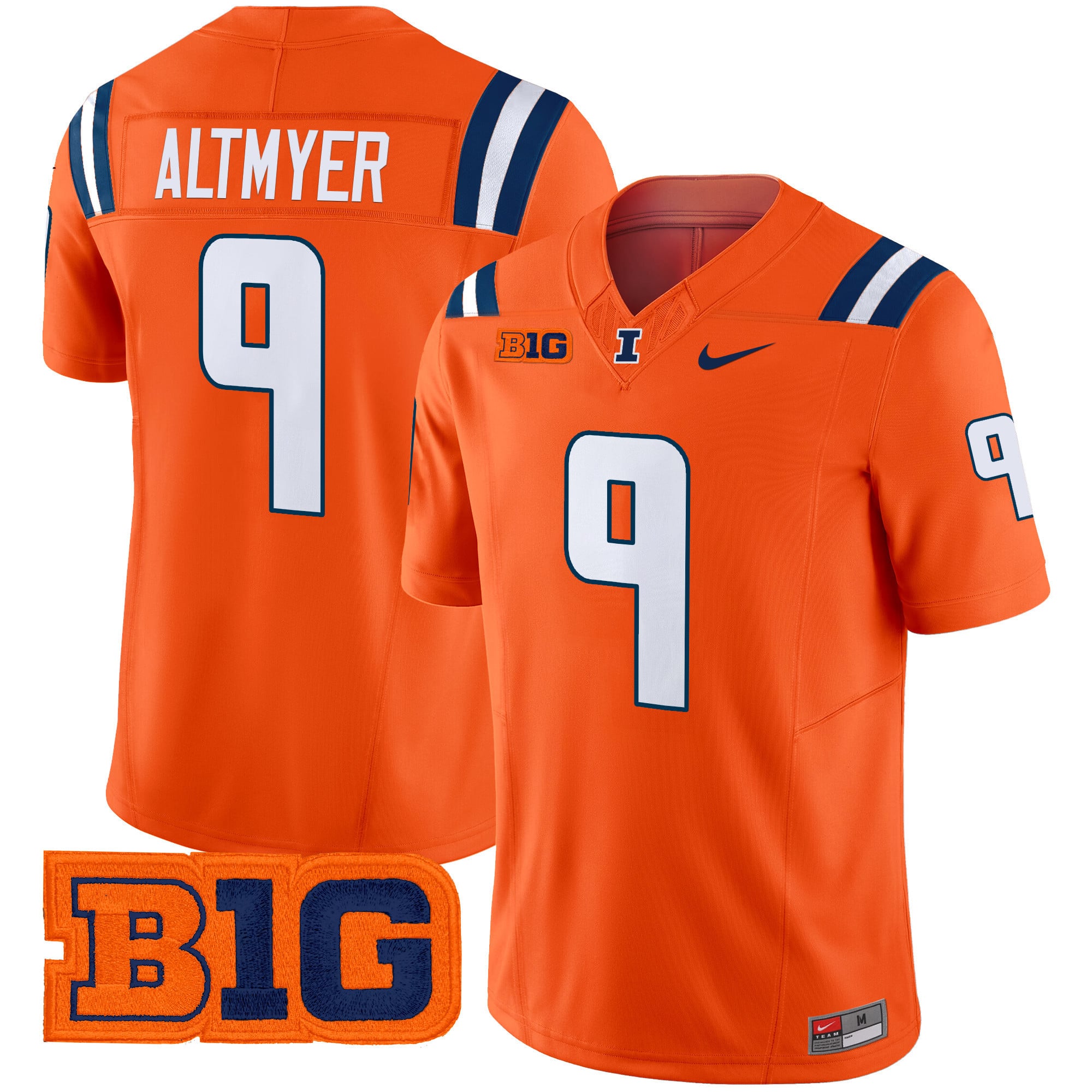 Men's Illinois Fighting Illini 2024 Vapor Limited Jersey - All Stitched