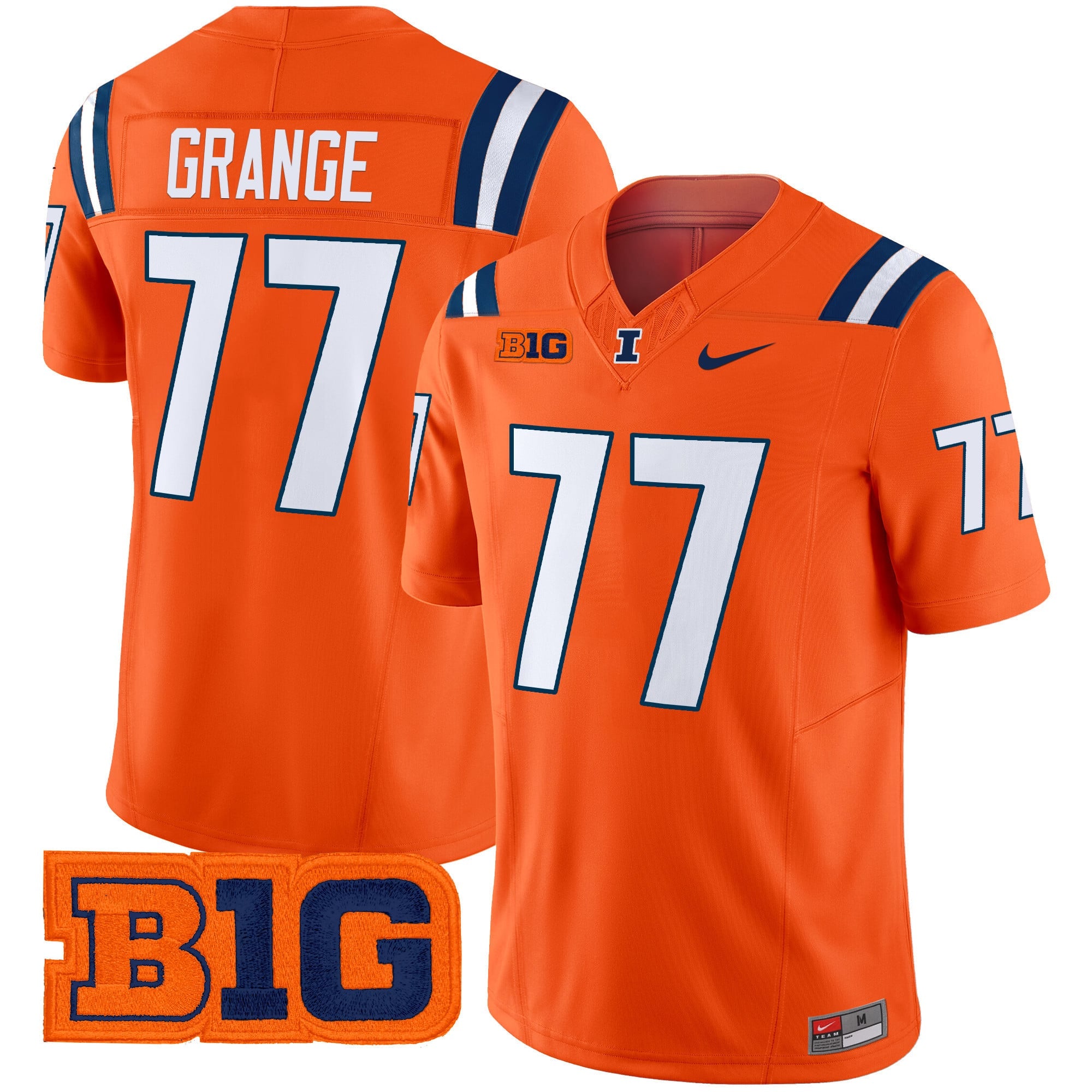 Men's Illinois Fighting Illini 2024 Vapor Limited Jersey - All Stitched