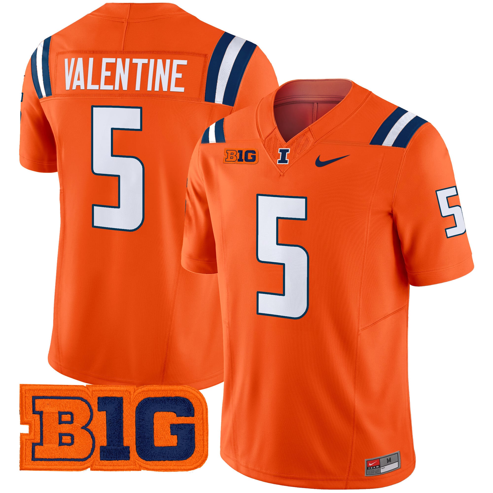 Men's Illinois Fighting Illini 2024 Vapor Limited Jersey - All Stitched