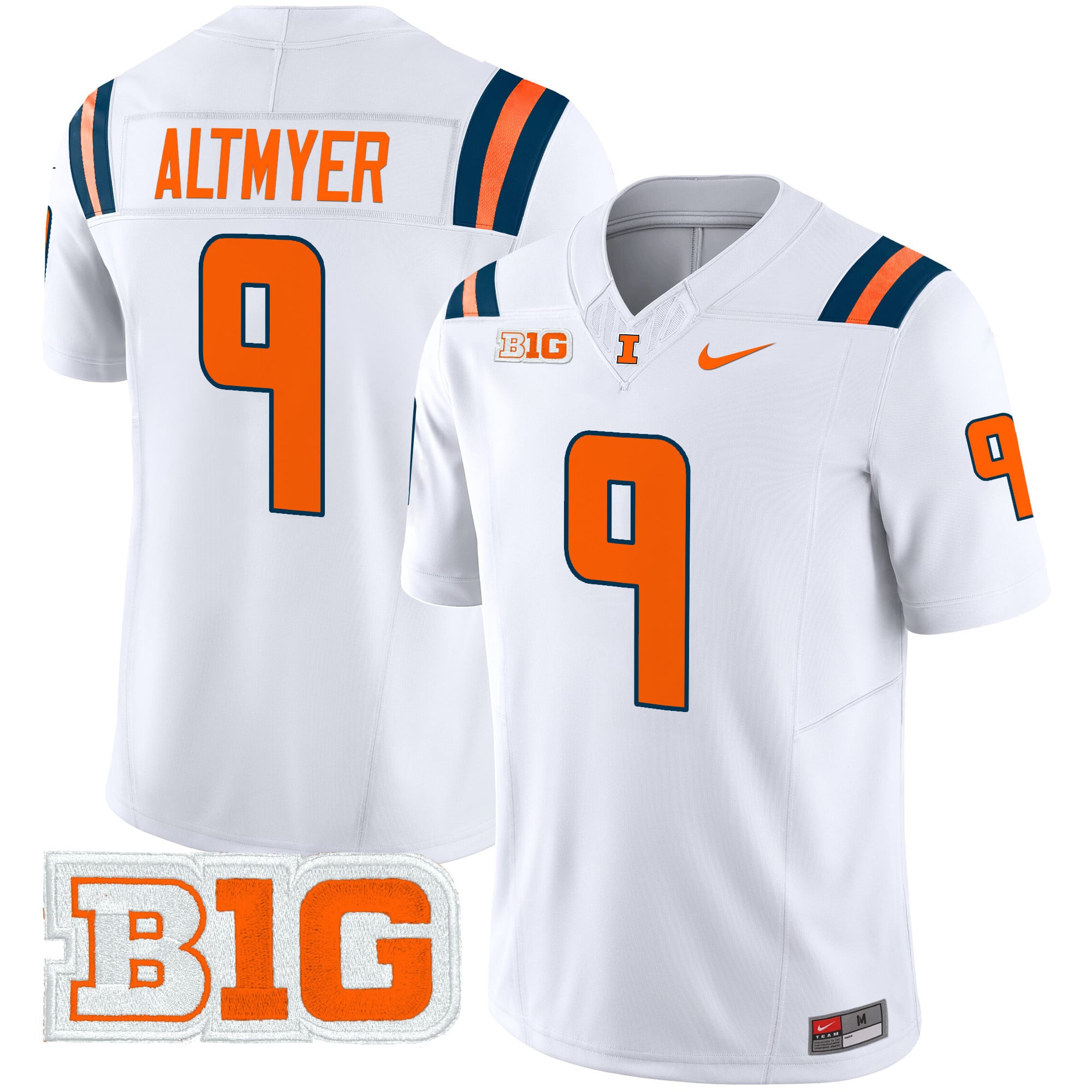 Men's Illinois Fighting Illini 2024 Vapor Limited Jersey - All Stitched