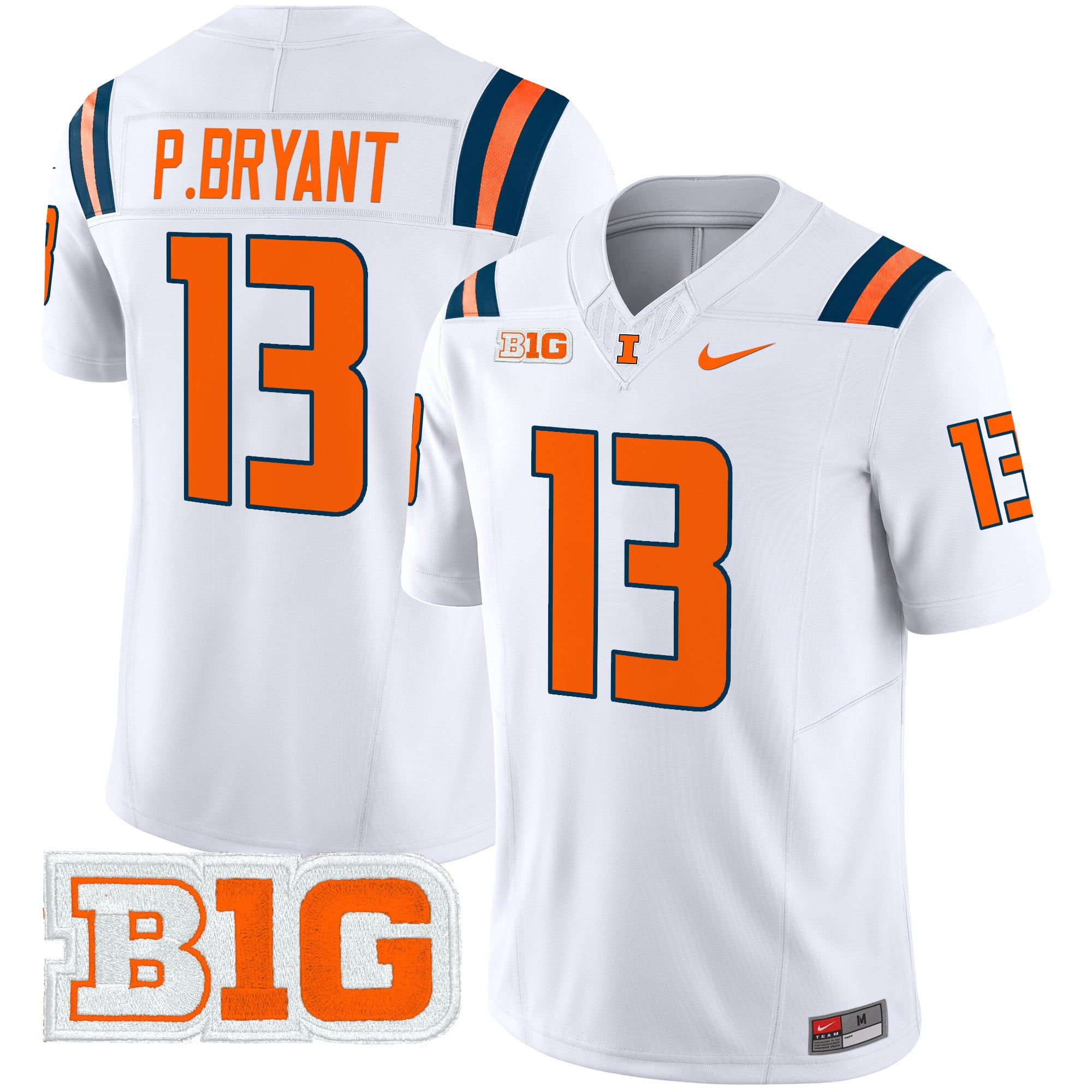 Men's Illinois Fighting Illini 2024 Vapor Limited Jersey - All Stitched