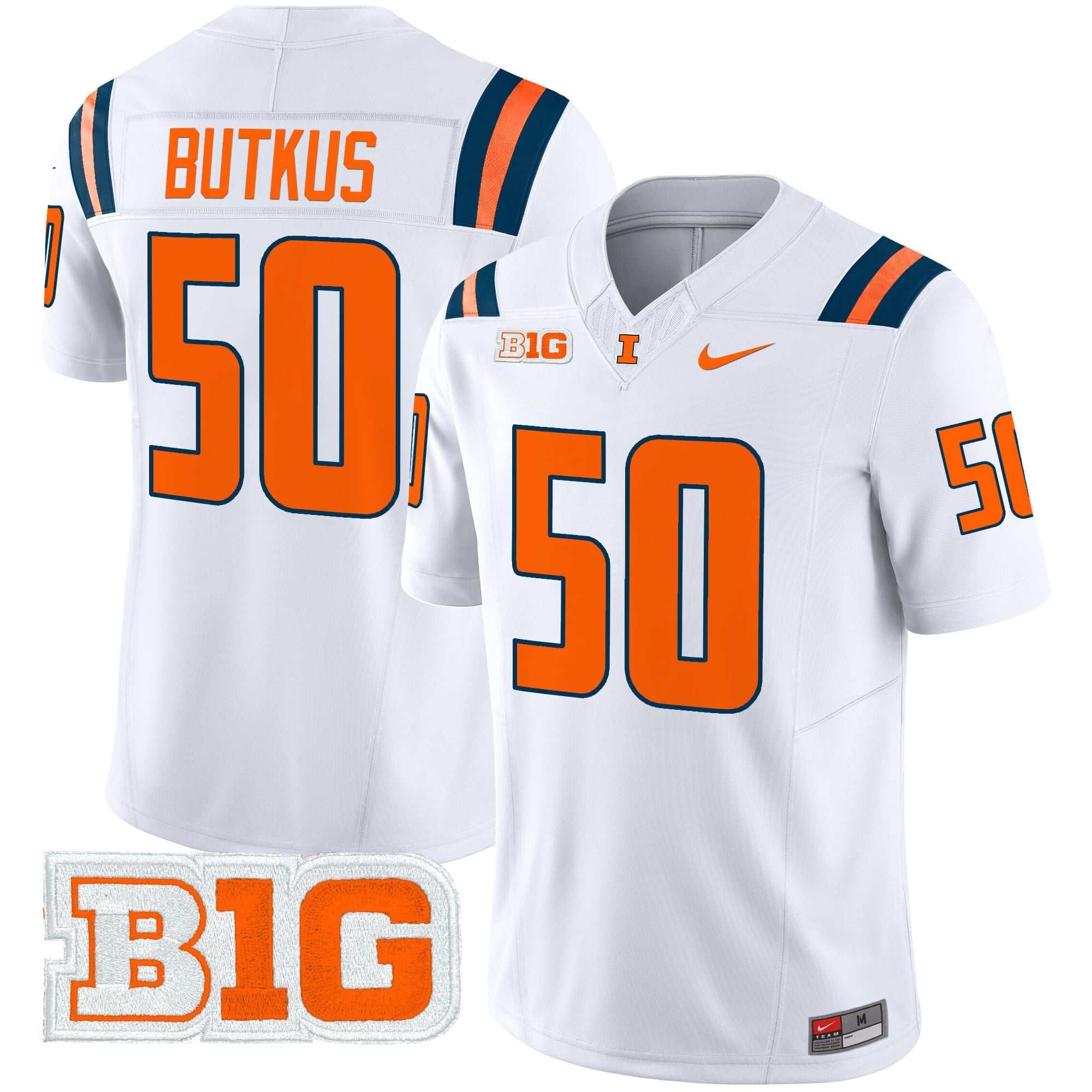 Men's Illinois Fighting Illini 2024 Vapor Limited Jersey - All Stitched