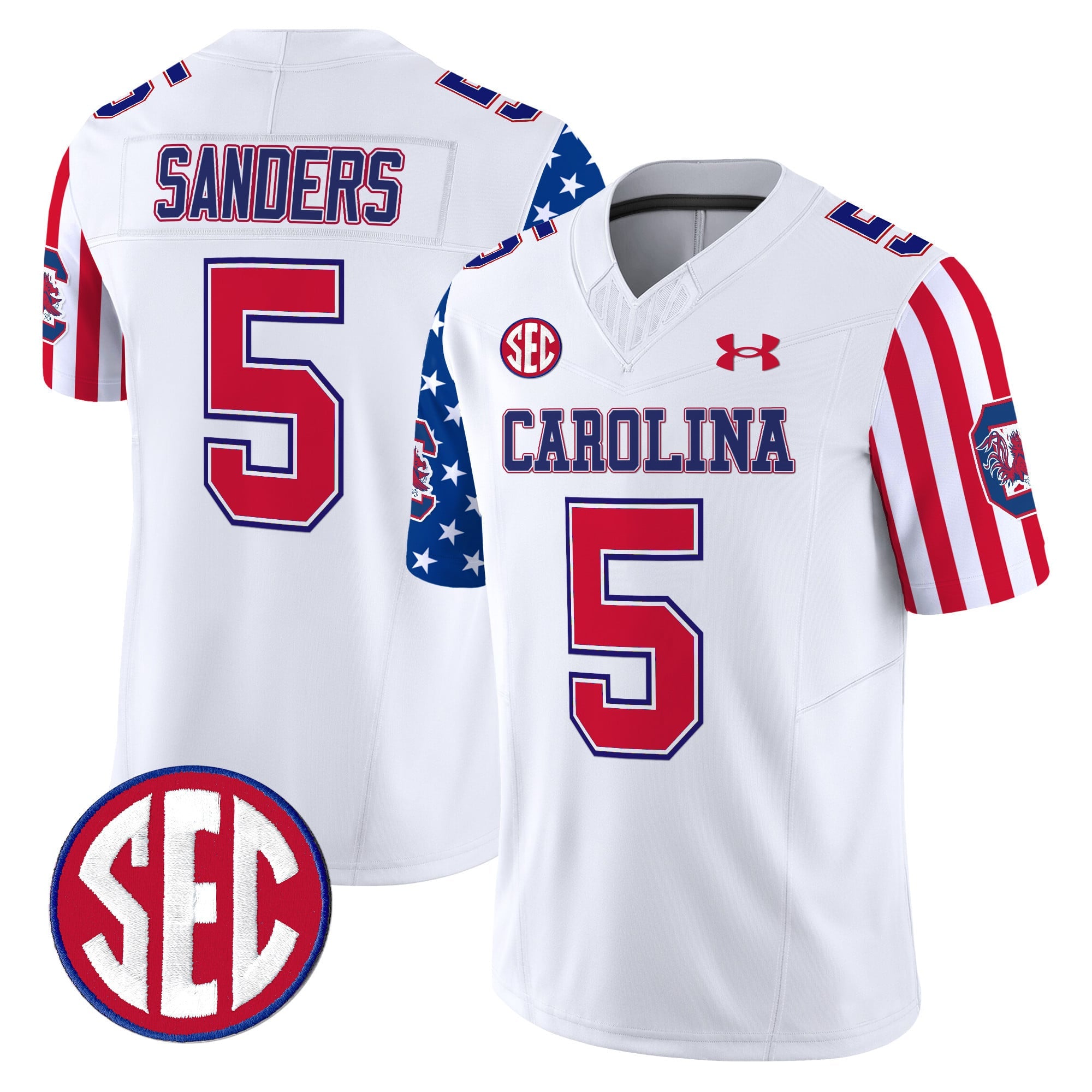 Men's South Carolina Gamecocks American Style Vapor Limited Jersey - All Stitched