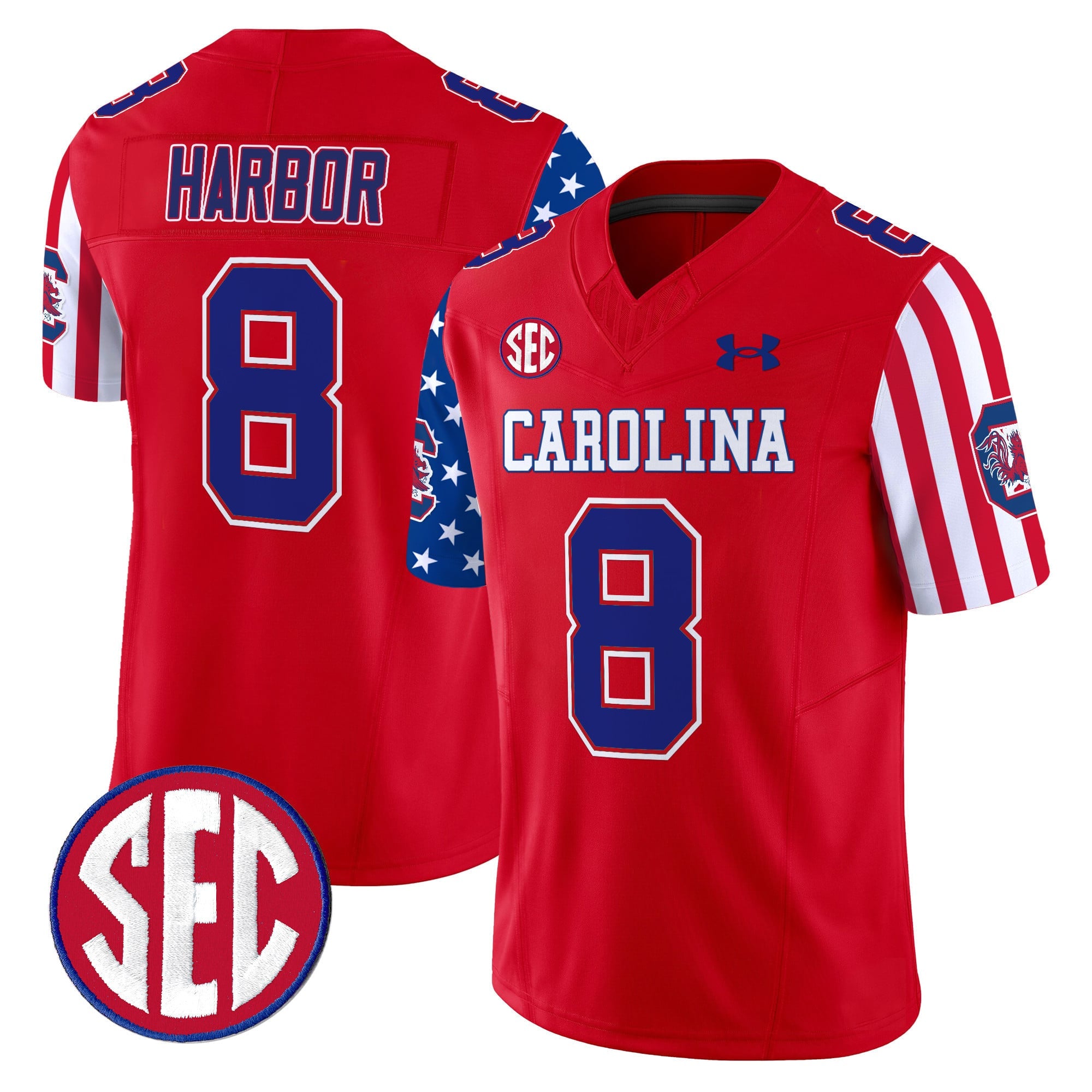 Men's South Carolina Gamecocks American Style Vapor Limited Jersey - All Stitched