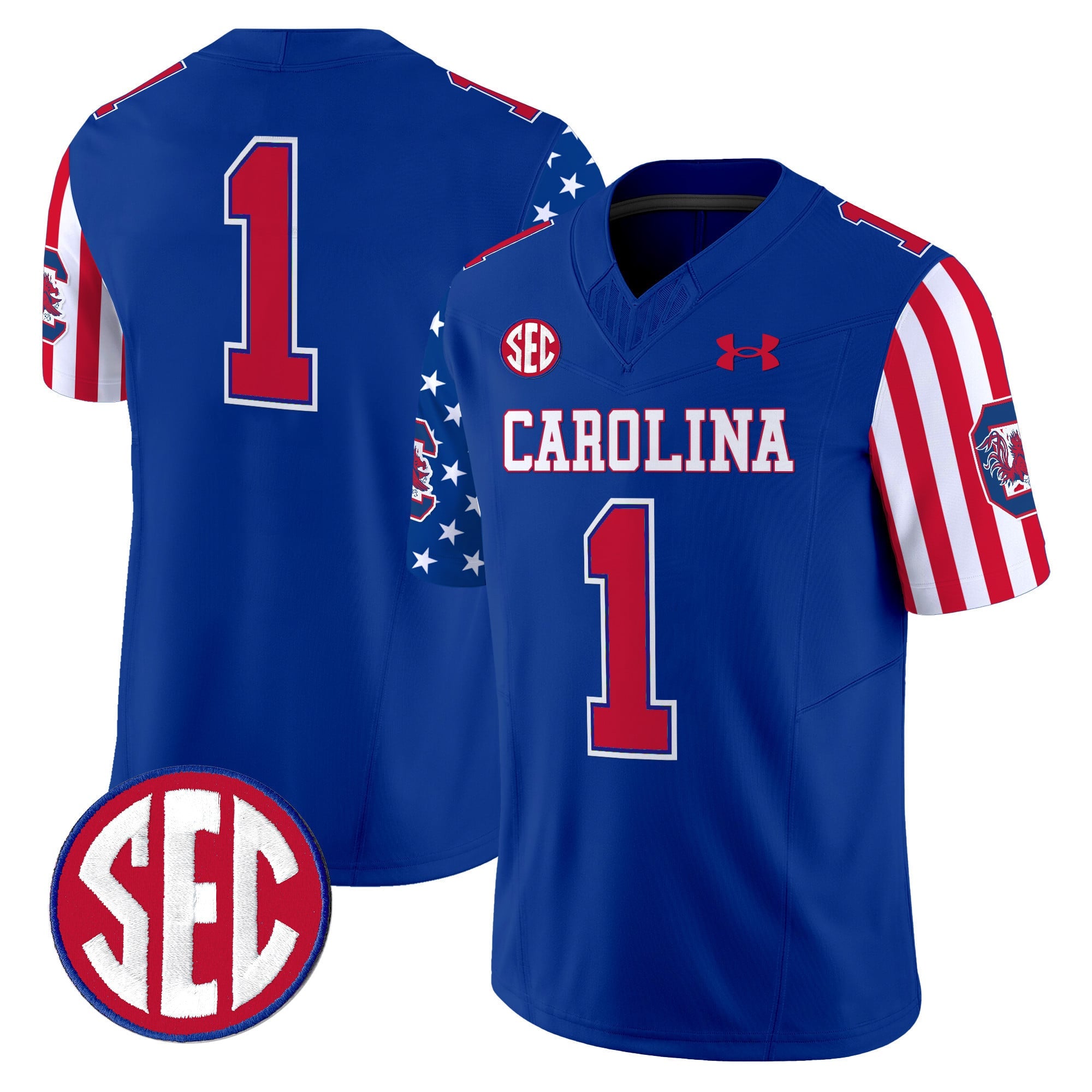 Men's South Carolina Gamecocks American Style Vapor Limited Jersey - All Stitched
