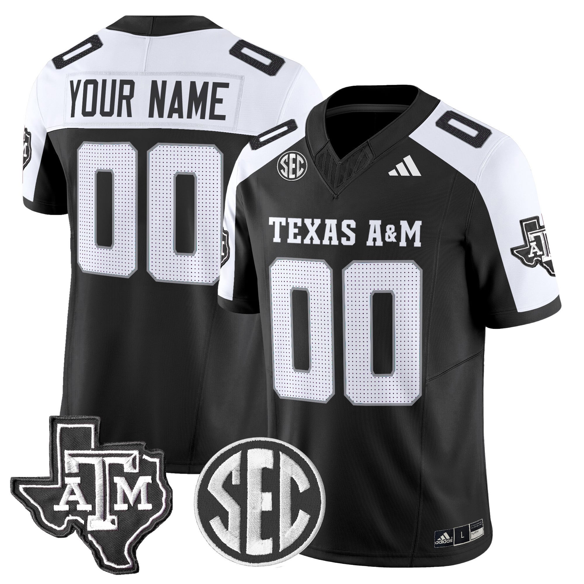 Texas A&M Aggies 2024 Vapor Limited Custom Jersey - All Stitched