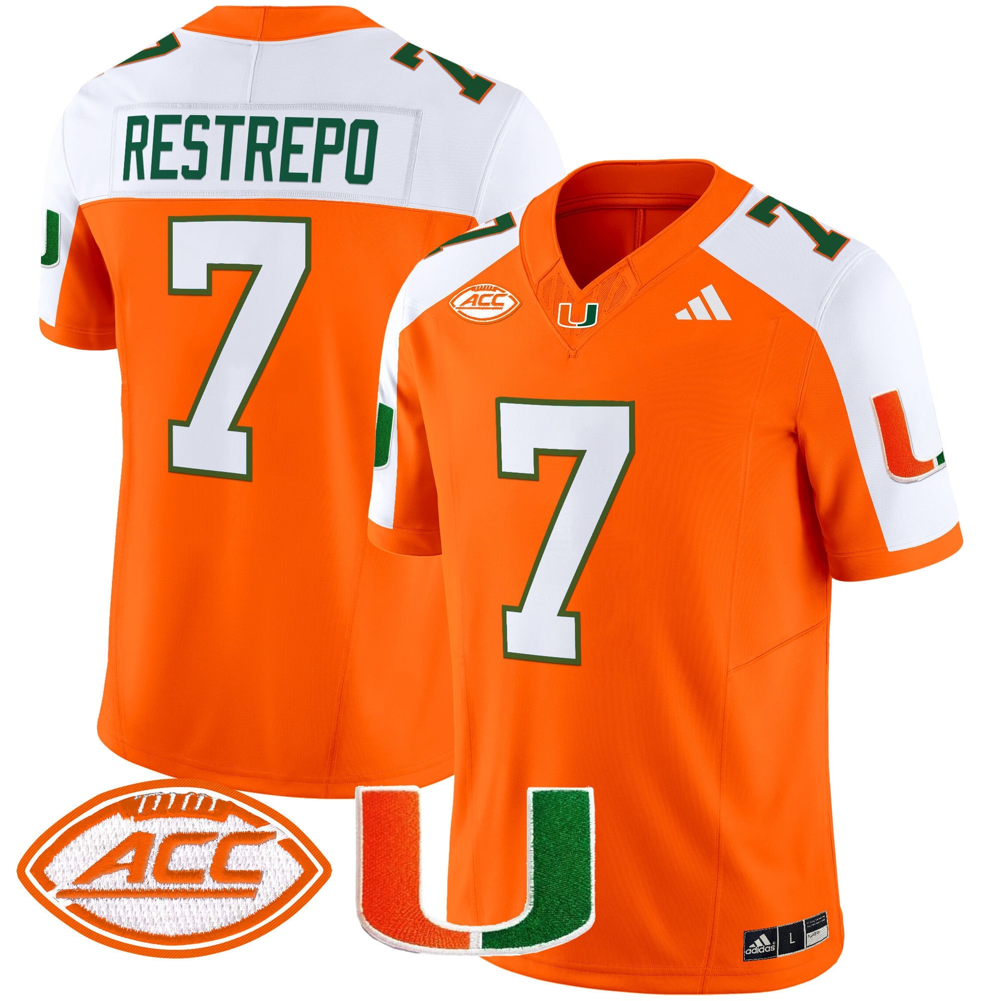 Men's Miami Hurricanes 2024 Vapor Limited Jersey - All Stitched