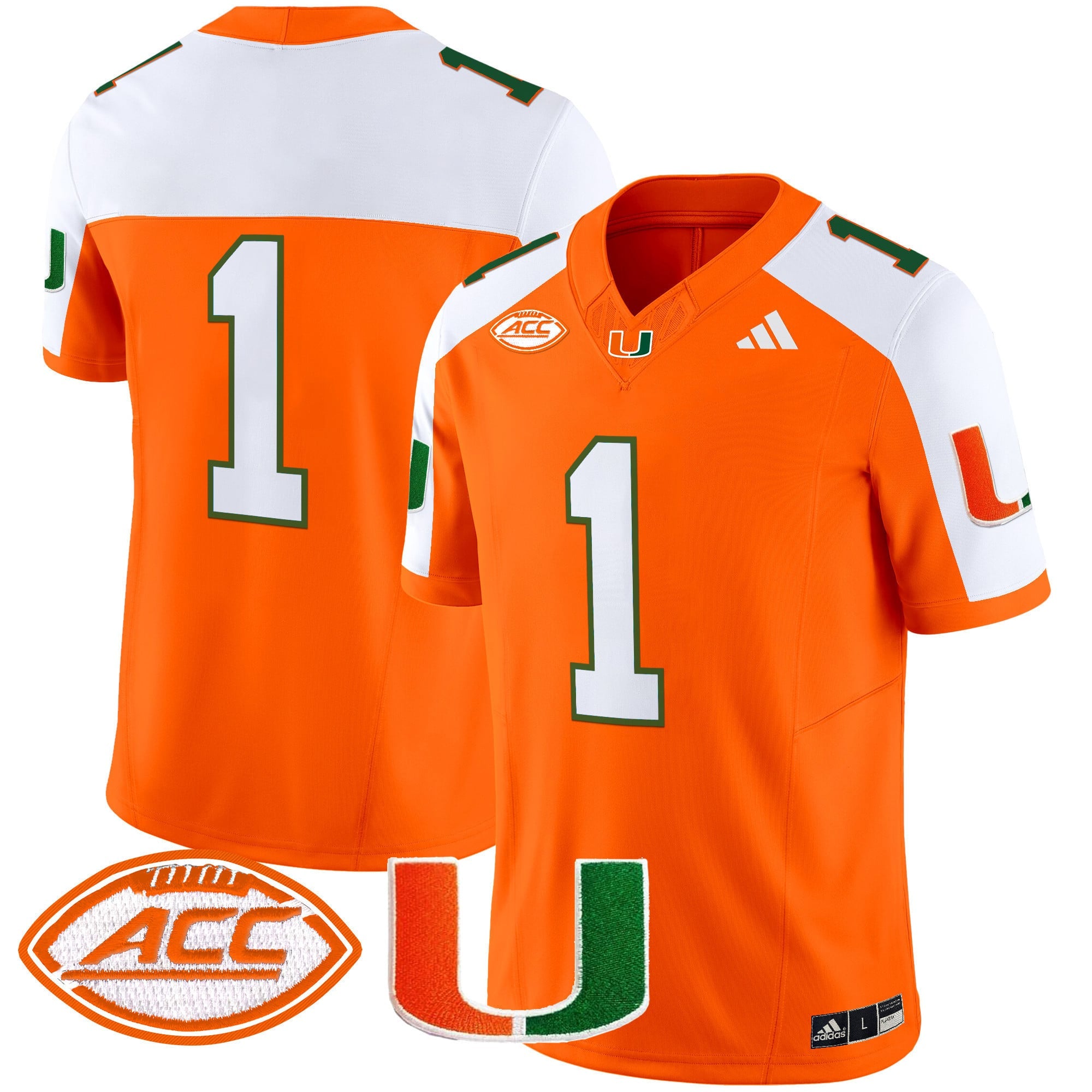 Men's Miami Hurricanes 2024 Vapor Limited Jersey - All Stitched