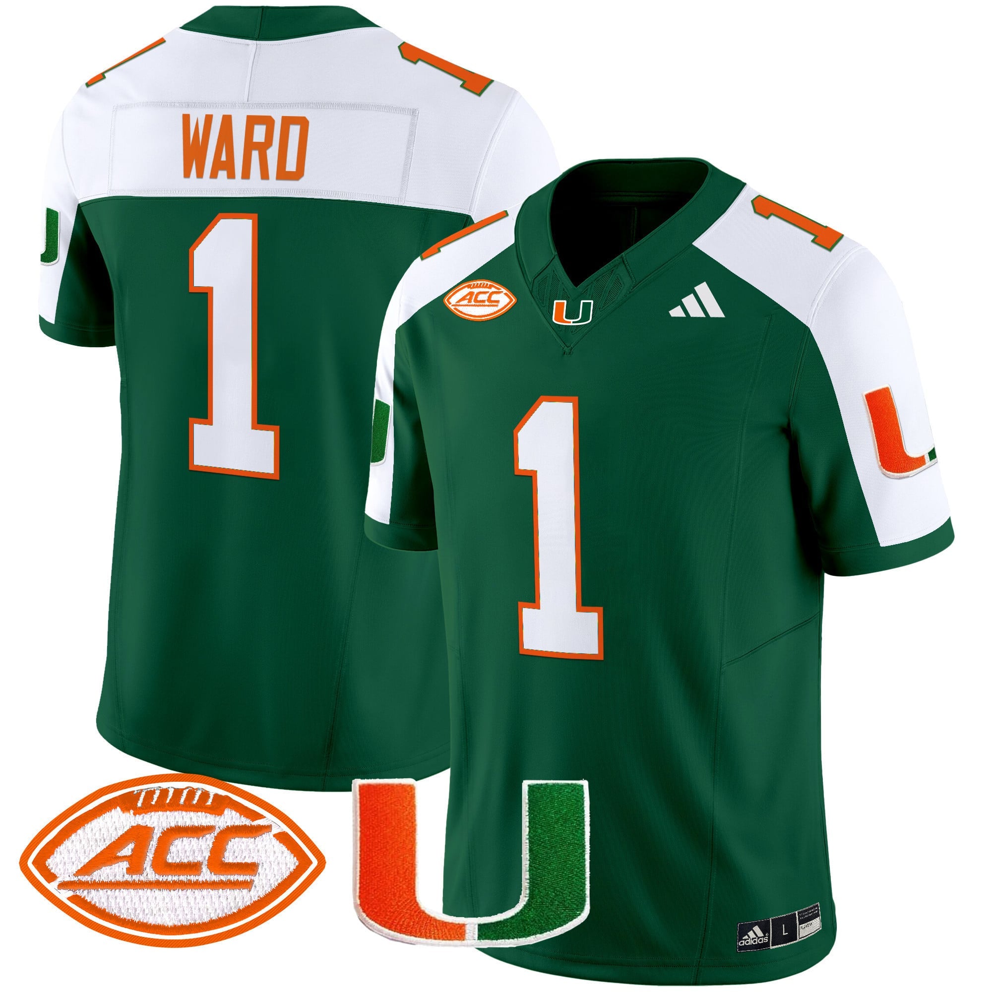 Men's Miami Hurricanes 2024 Vapor Limited Jersey - All Stitched