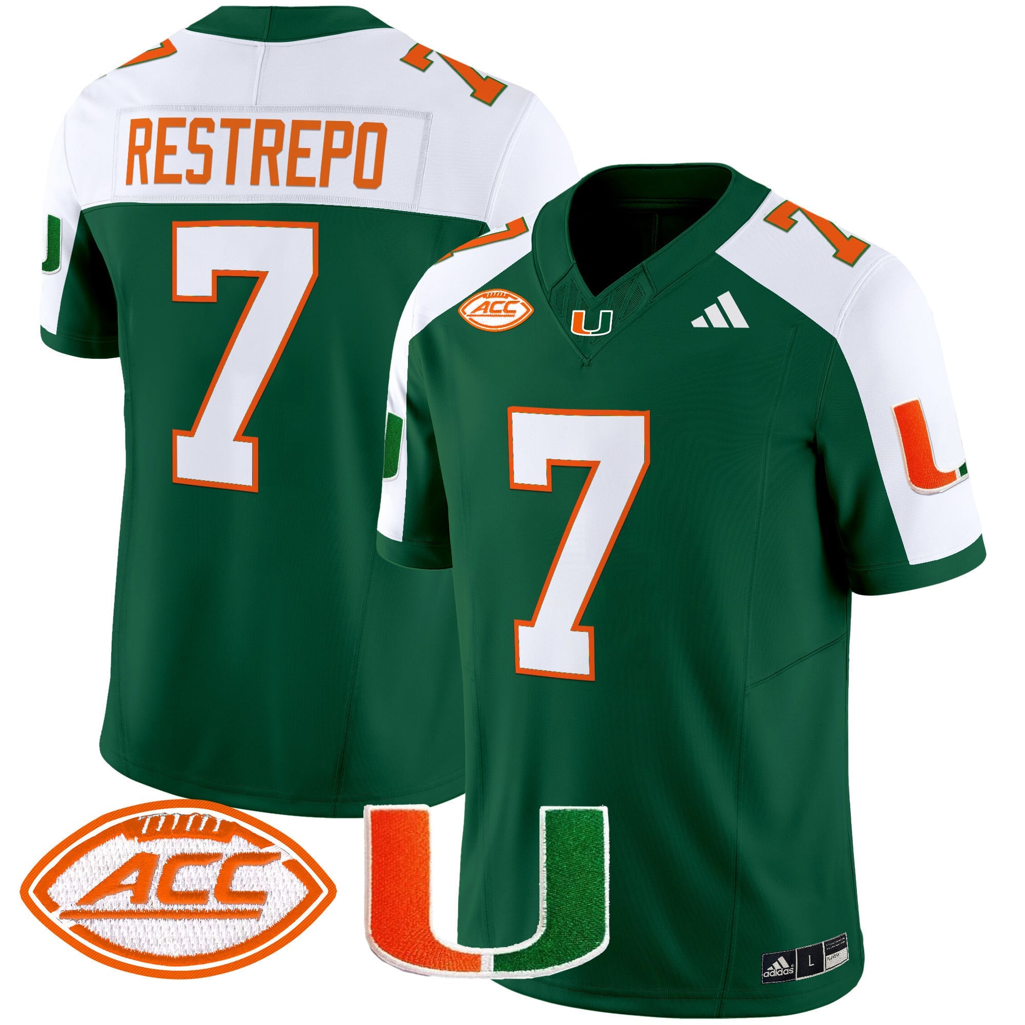 Men's Miami Hurricanes 2024 Vapor Limited Jersey - All Stitched
