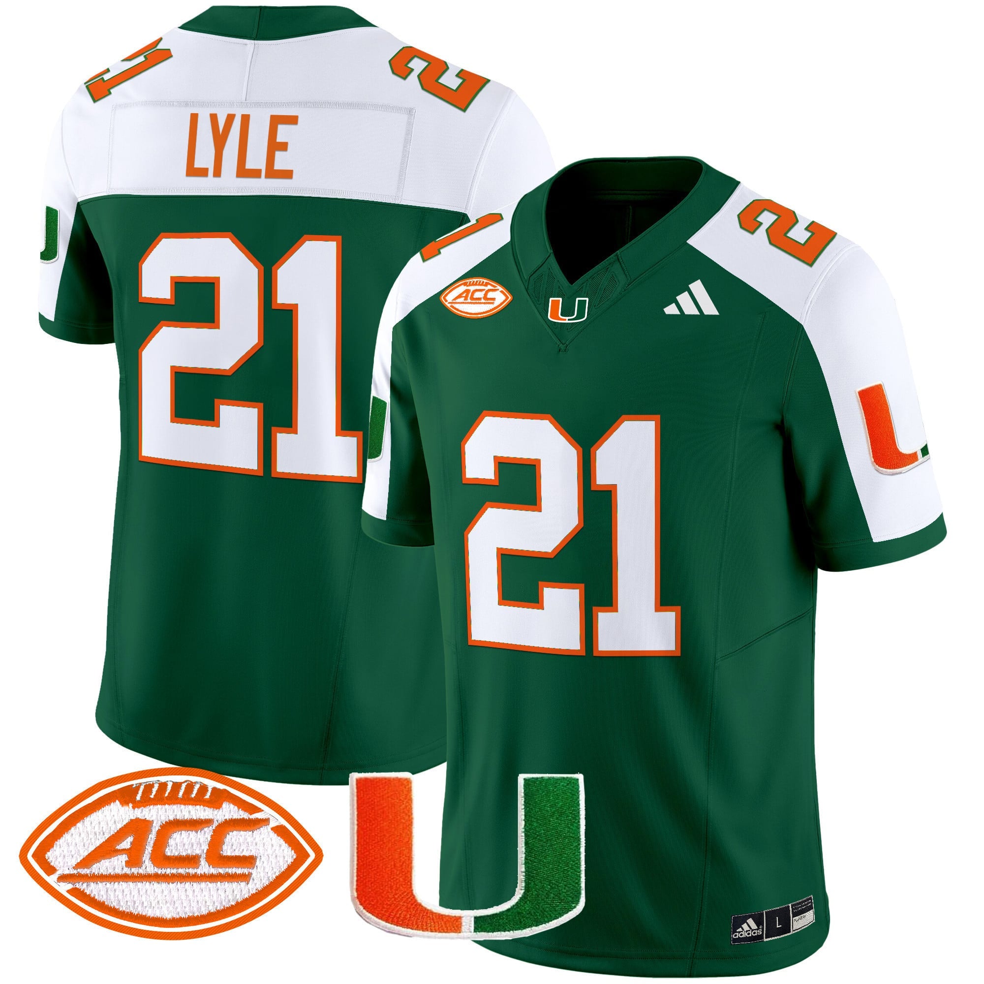 Men's Miami Hurricanes 2024 Vapor Limited Jersey - All Stitched