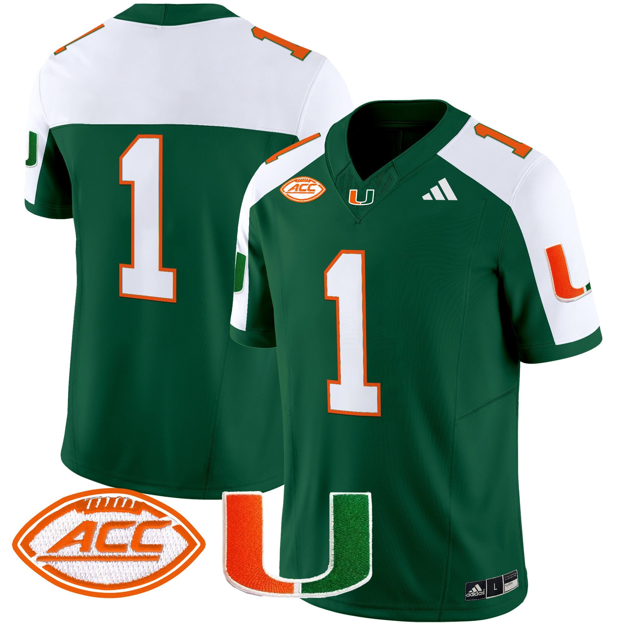 Men's Miami Hurricanes 2024 Vapor Limited Jersey - All Stitched