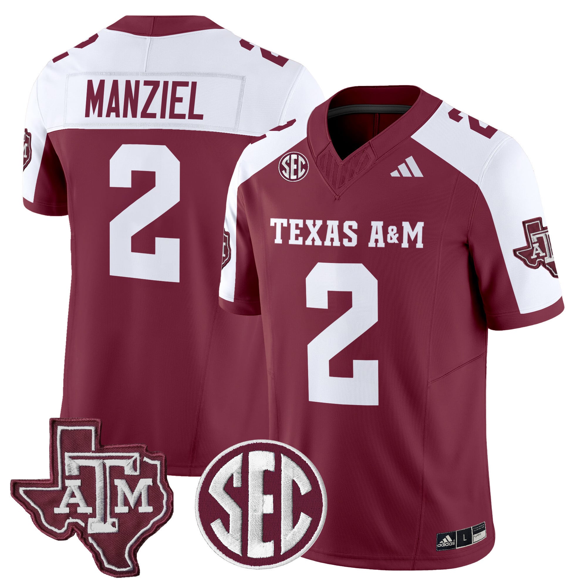 Men's Texas A&M Aggies 2024 Vapor Limited Jersey - All Stitched