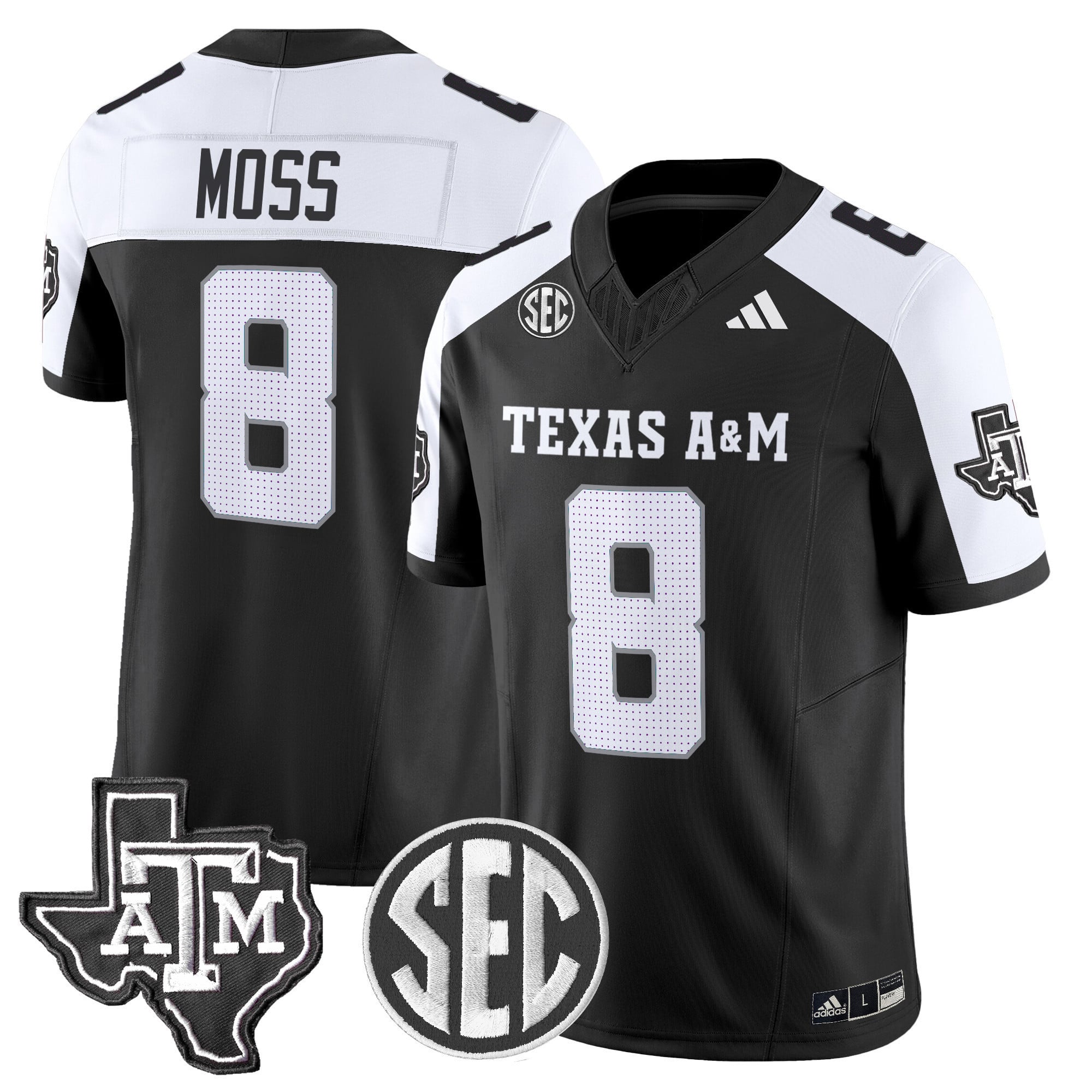 Men's Texas A&M Aggies 2024 Vapor Limited Jersey - All Stitched