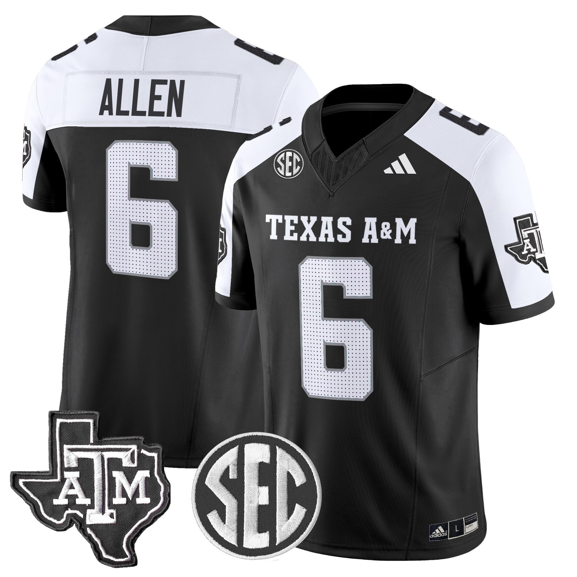 Men's Texas A&M Aggies 2024 Vapor Limited Jersey - All Stitched