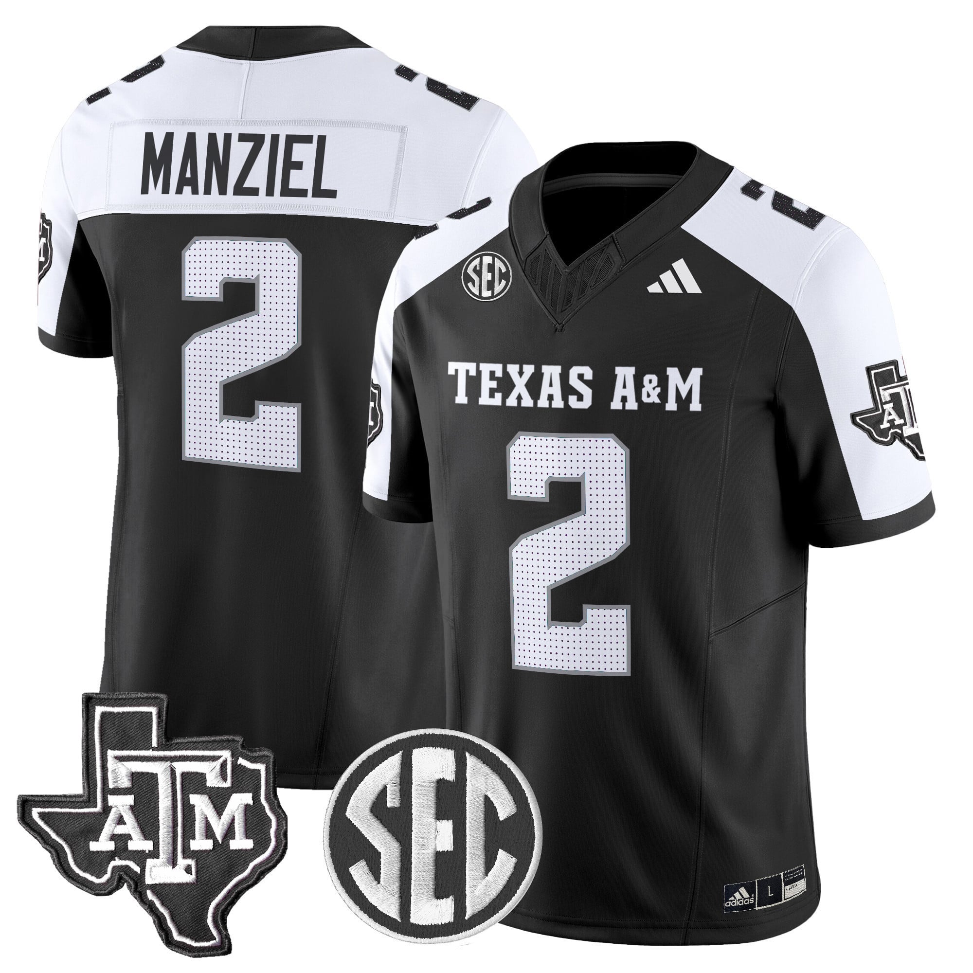 Men's Texas A&M Aggies 2024 Vapor Limited Jersey - All Stitched