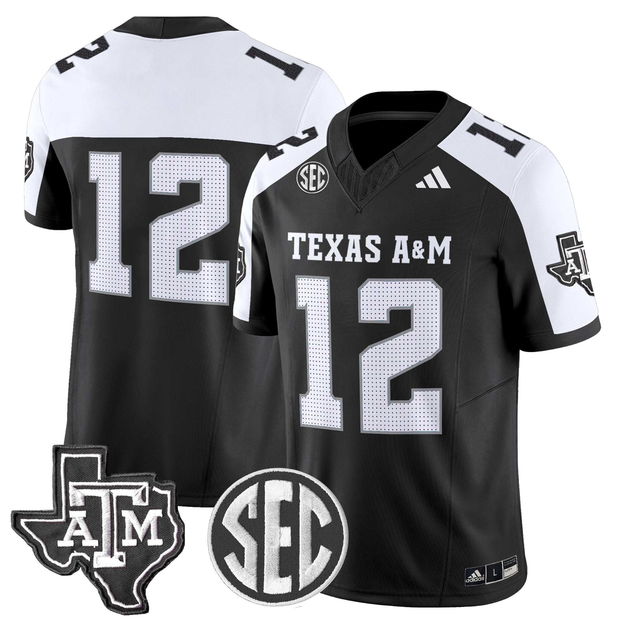 Men's Texas A&M Aggies 2024 Vapor Limited Jersey - All Stitched