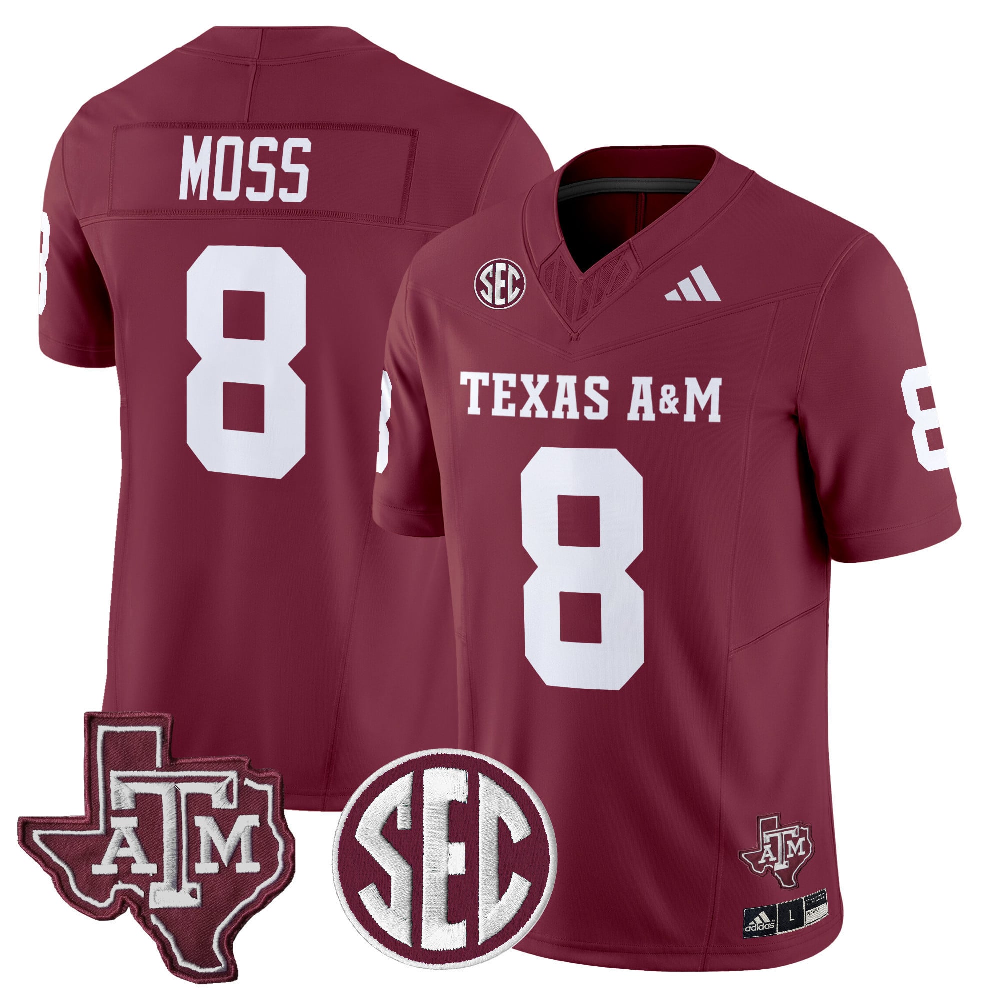 Men's Texas A&M Aggies 2024 Vapor Limited Jersey - All Stitched