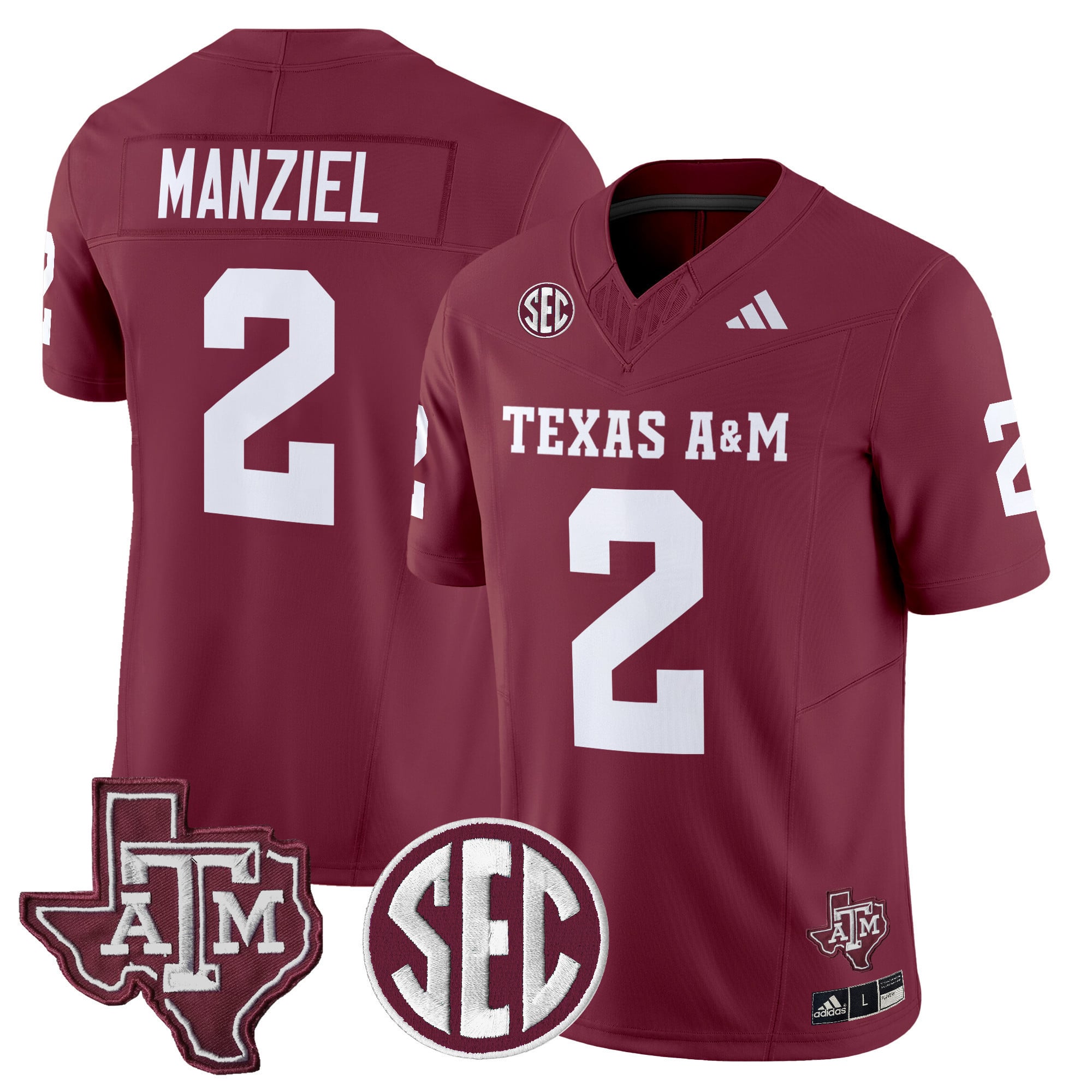 Men's Texas A&M Aggies 2024 Vapor Limited Jersey - All Stitched