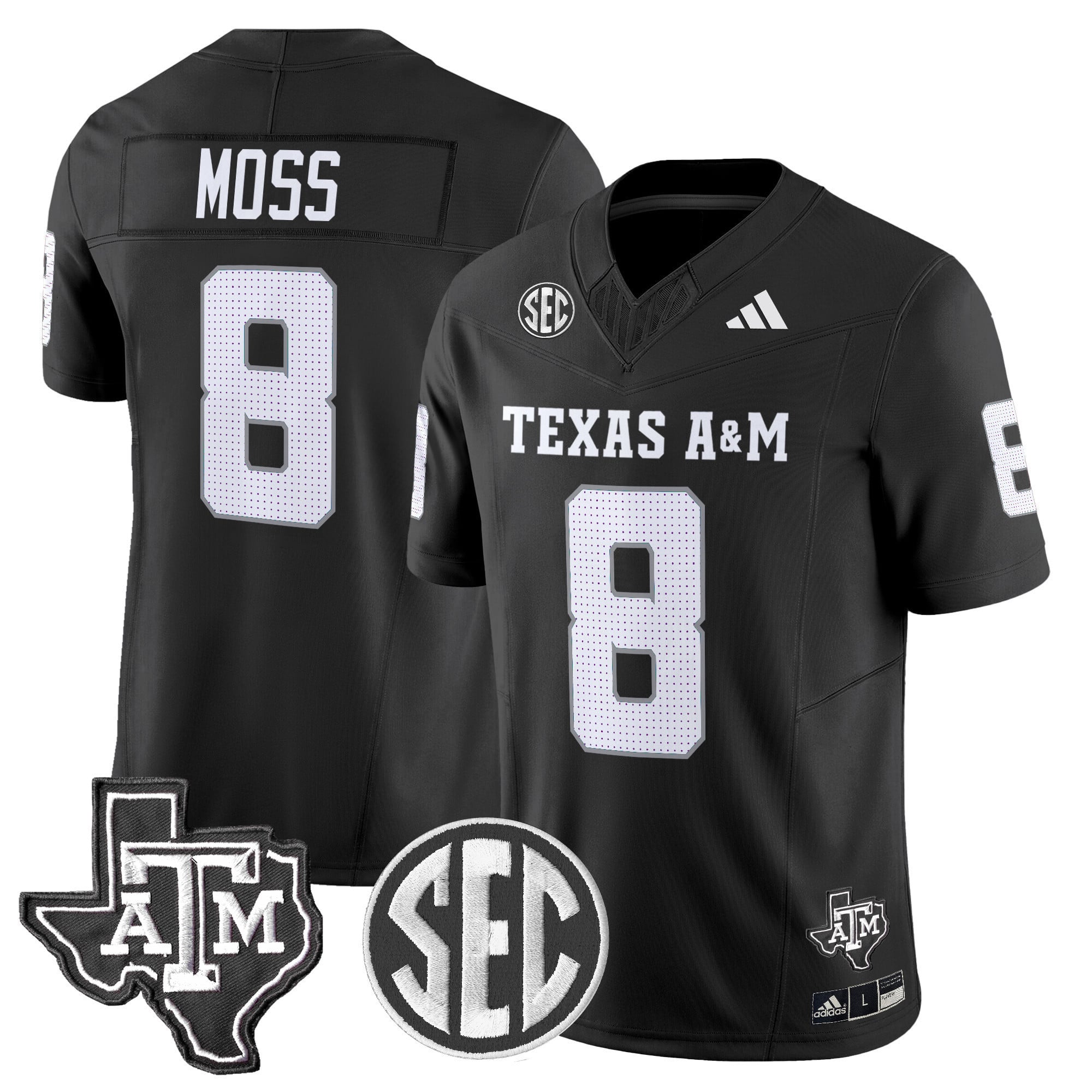 Men's Texas A&M Aggies 2024 Vapor Limited Jersey - All Stitched