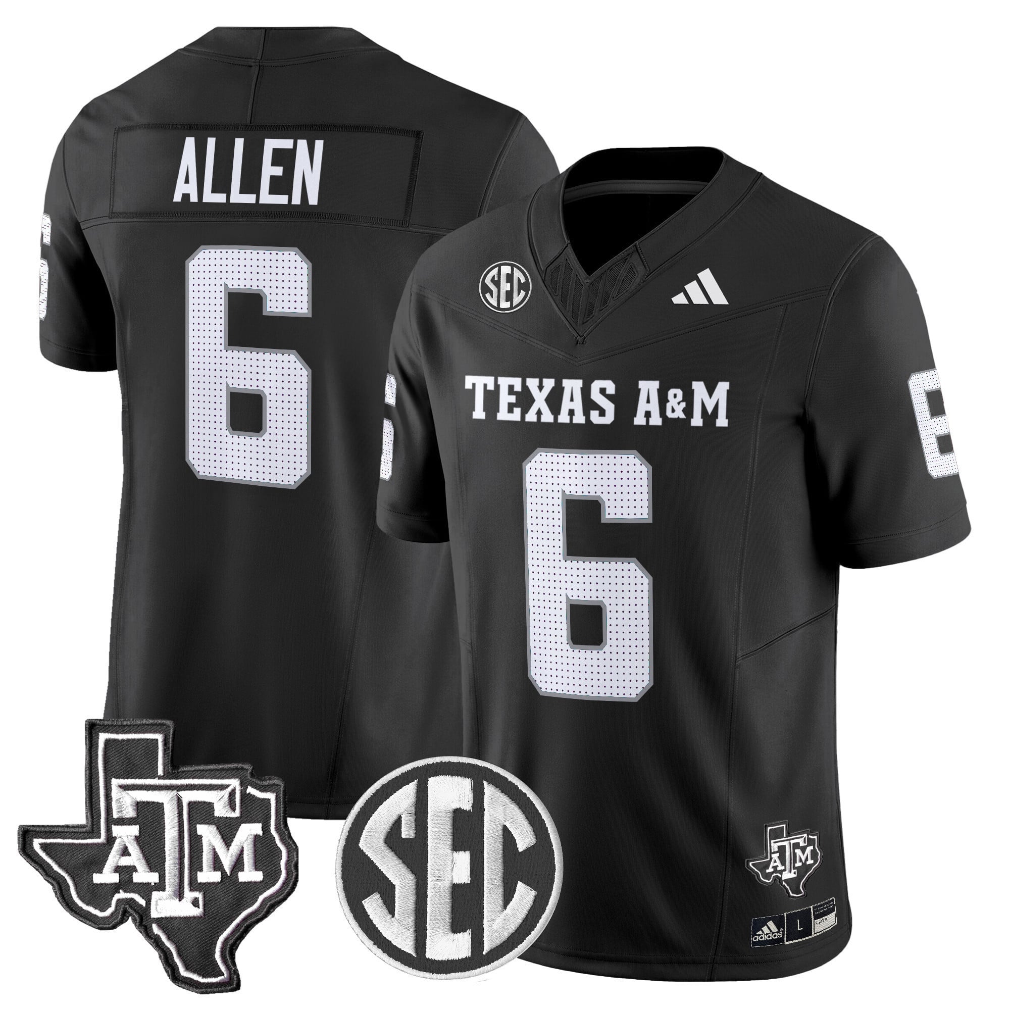 Men's Texas A&M Aggies 2024 Vapor Limited Jersey - All Stitched