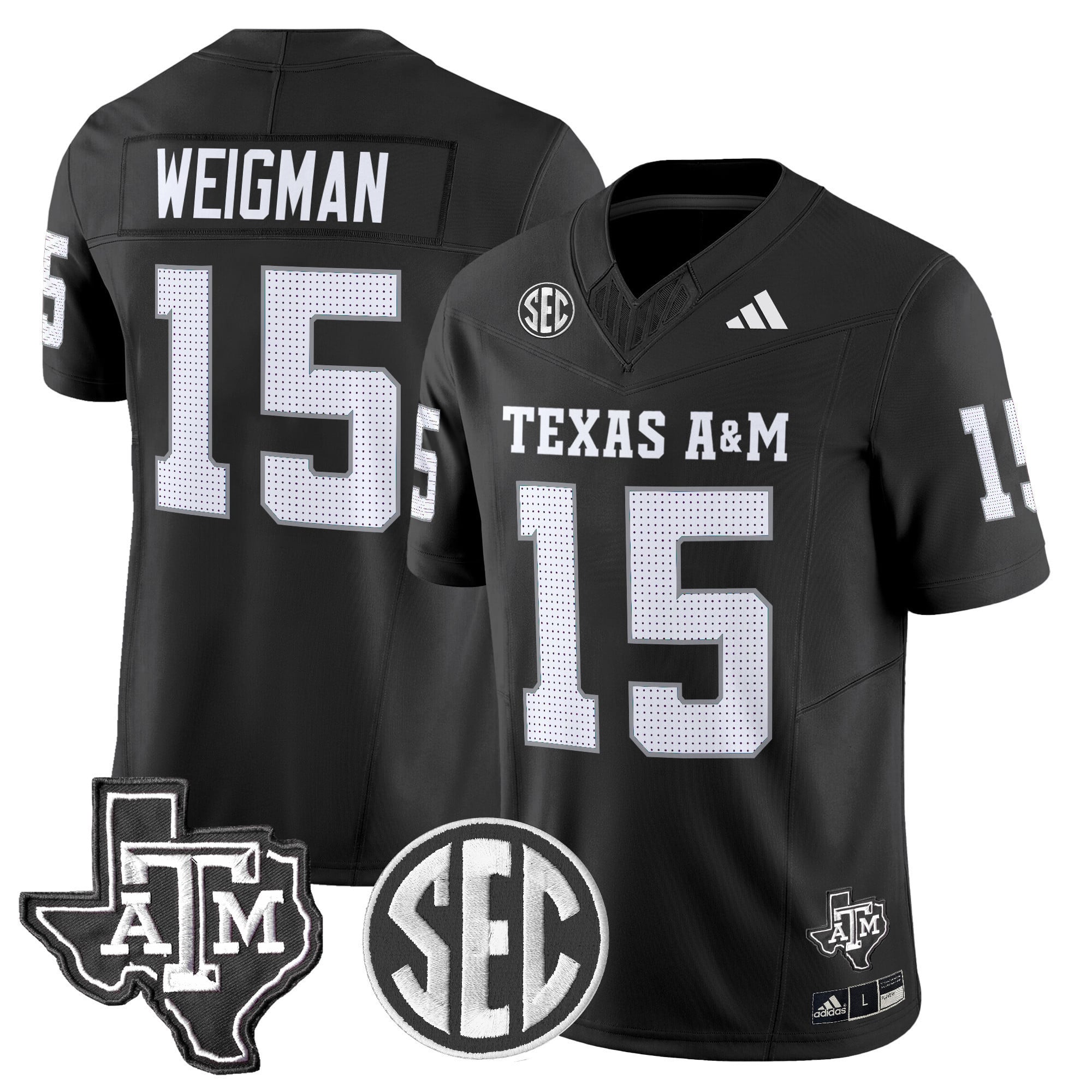 Men's Texas A&M Aggies 2024 Vapor Limited Jersey - All Stitched