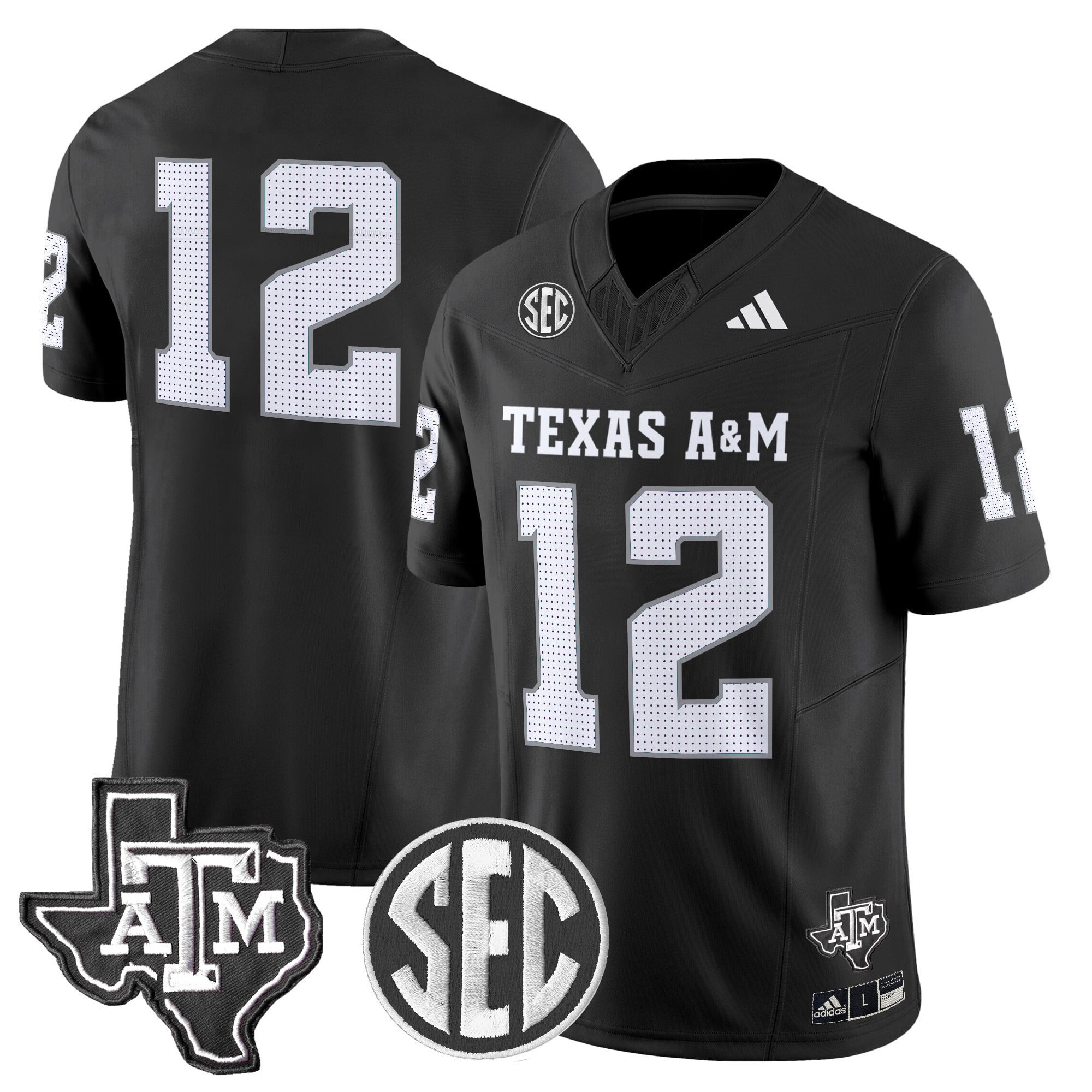 Men's Texas A&M Aggies 2024 Vapor Limited Jersey - All Stitched