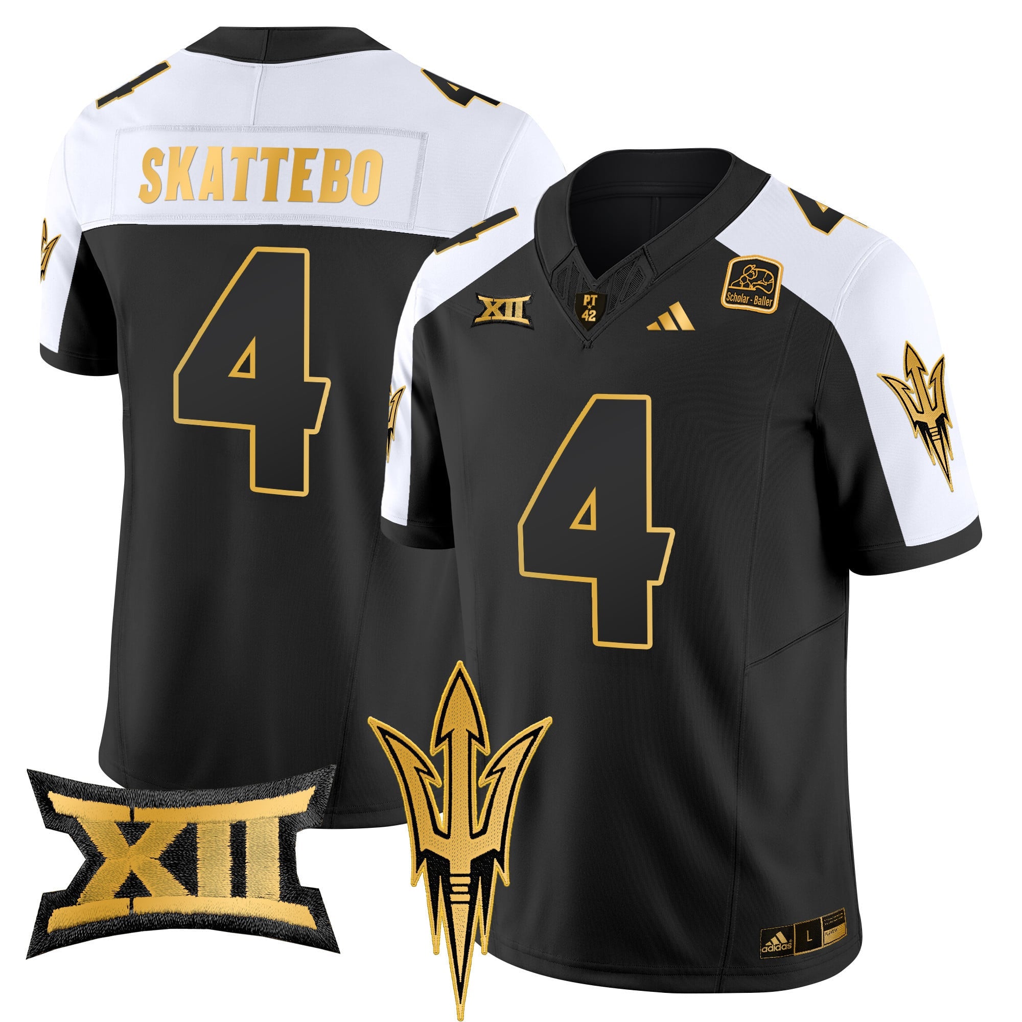 Men's Arizona State Sun Devils 2024 Gold Vapor Limited Jersey - All Stitched