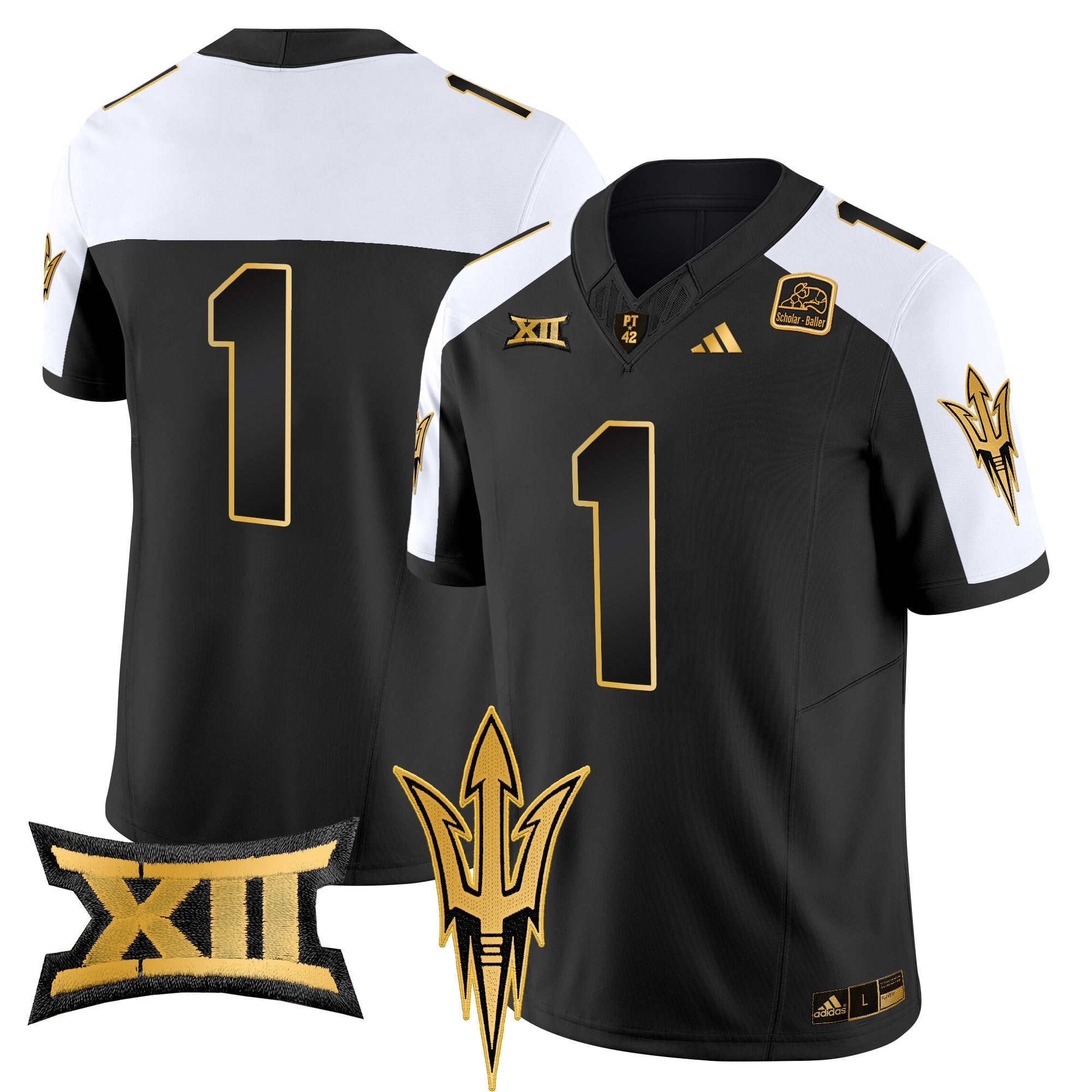 Men's Arizona State Sun Devils 2024 Gold Vapor Limited Jersey - All Stitched