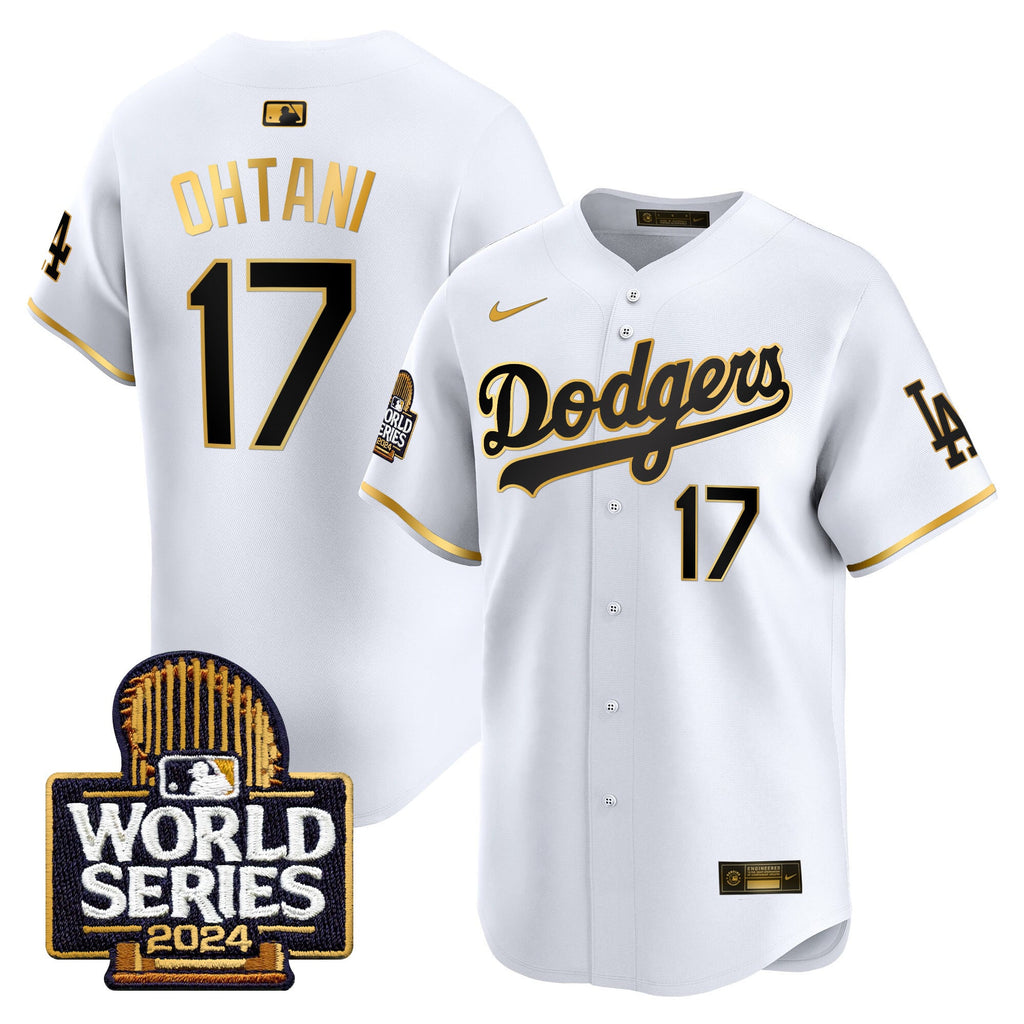 Men's Dodgers 2024 World Series Vapor Premier Limited Jersey - All Stitched
