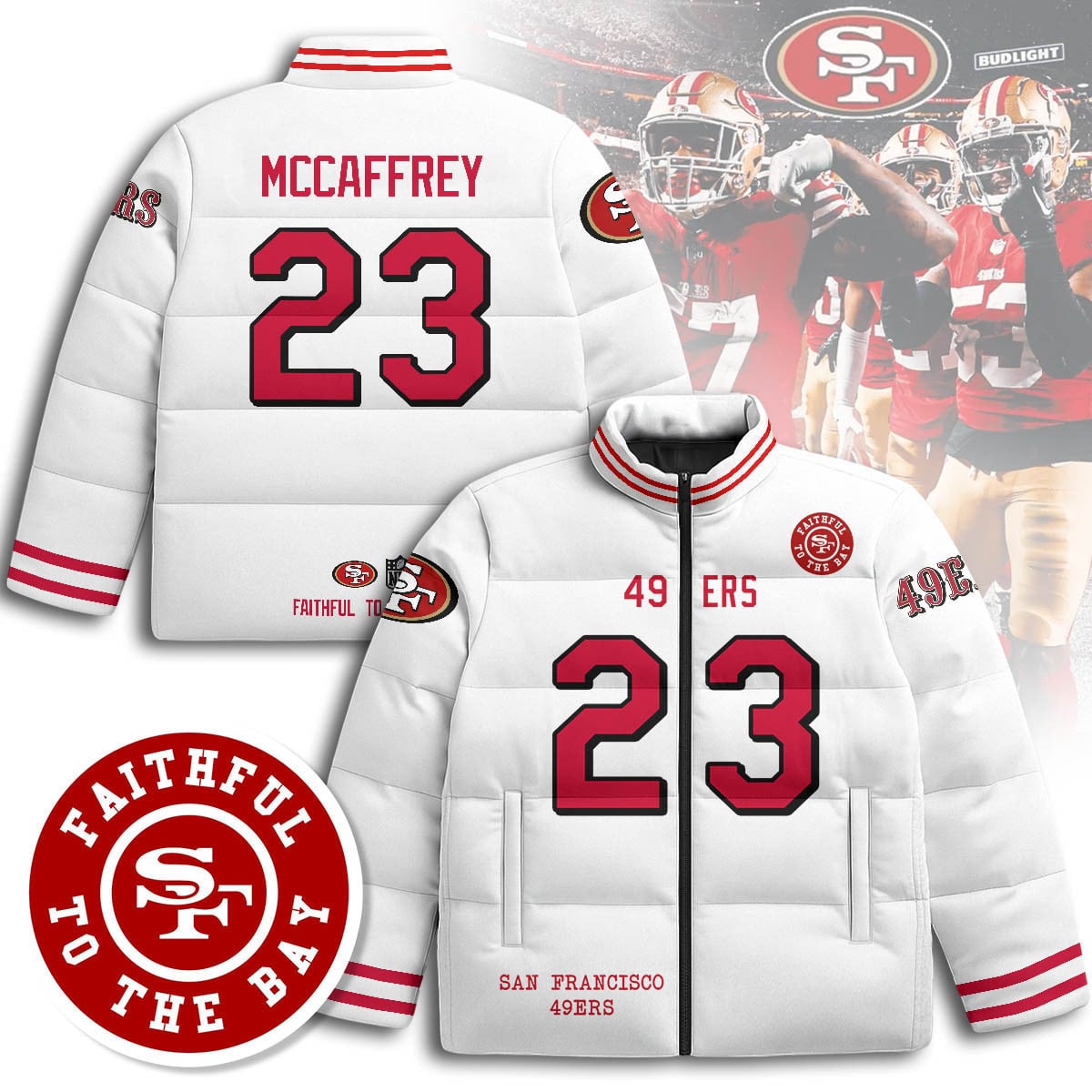 San Francisco 49ers Unisex Puffer Jacket