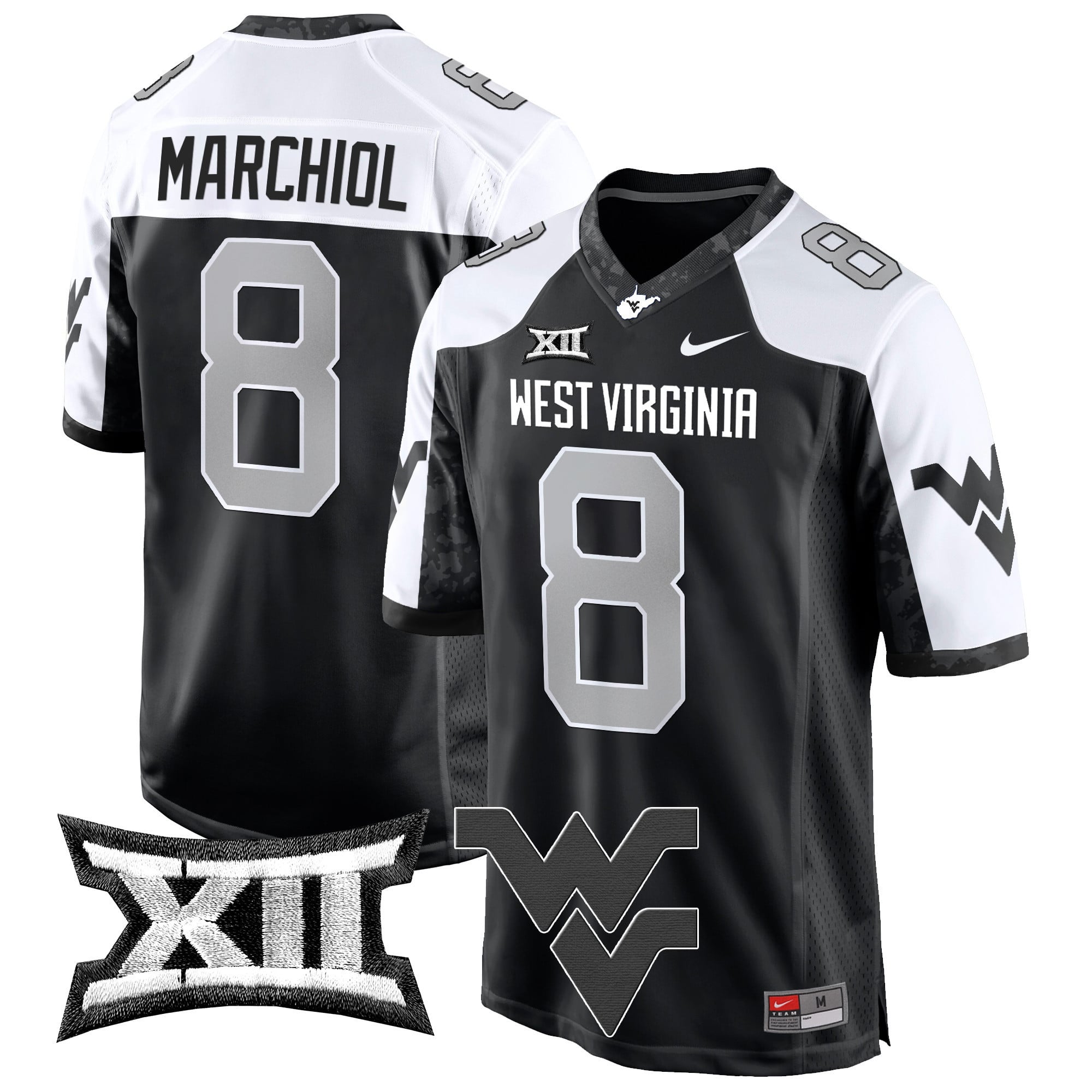Men's West Virginia Mountaineers 2024 Game Jersey - All Stitched