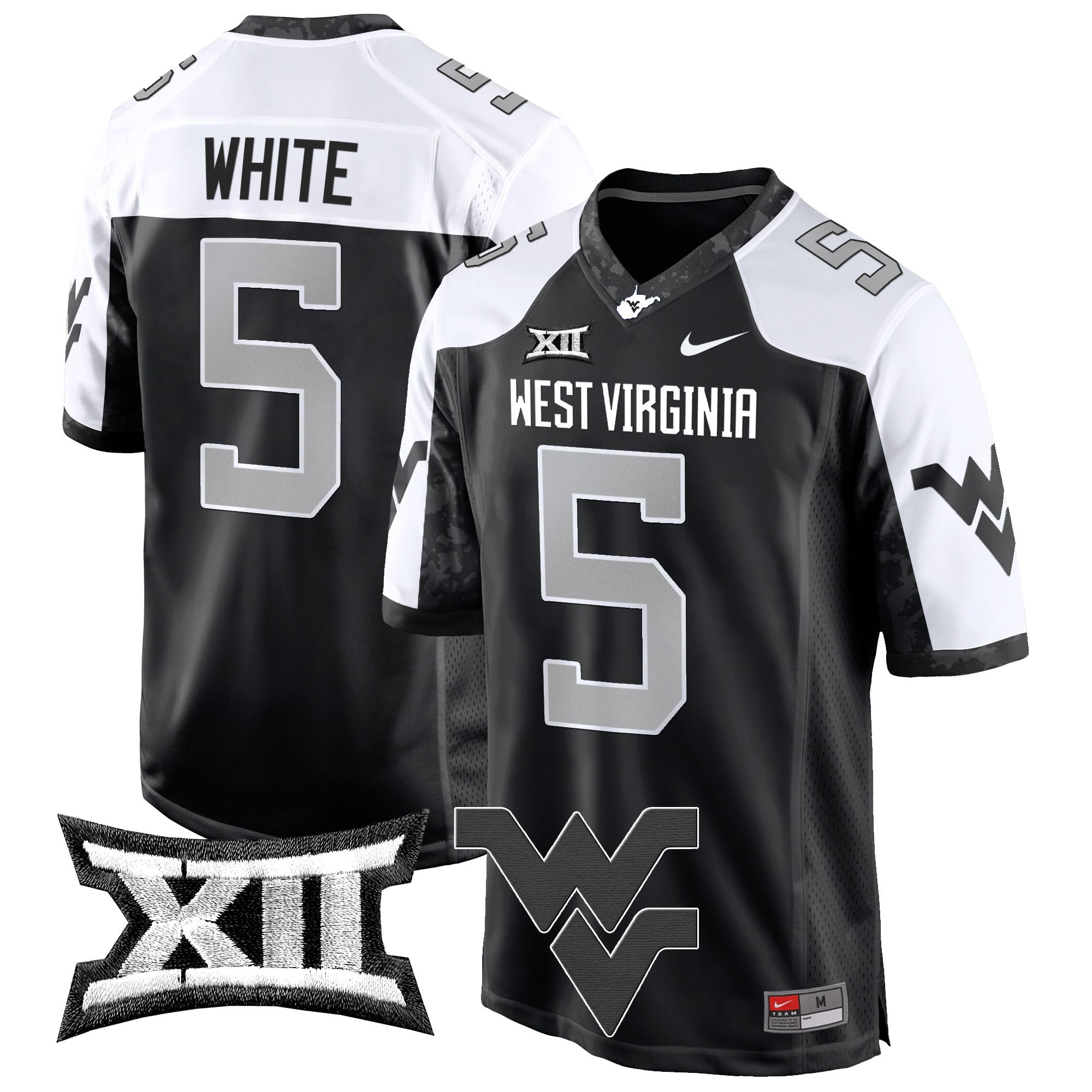 Men's West Virginia Mountaineers 2024 Game Jersey - All Stitched