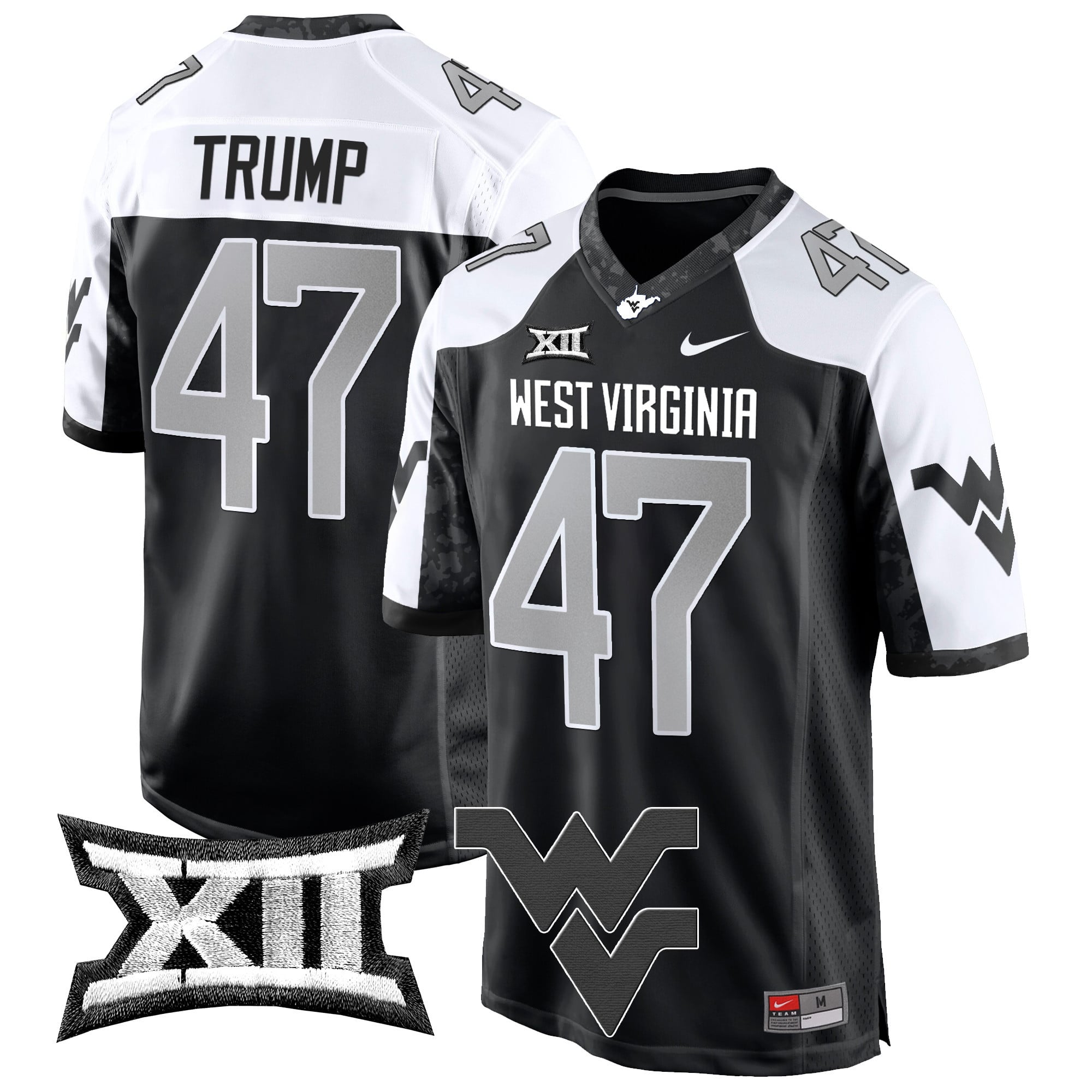 Men's West Virginia Mountaineers 2024 Game Jersey - All Stitched