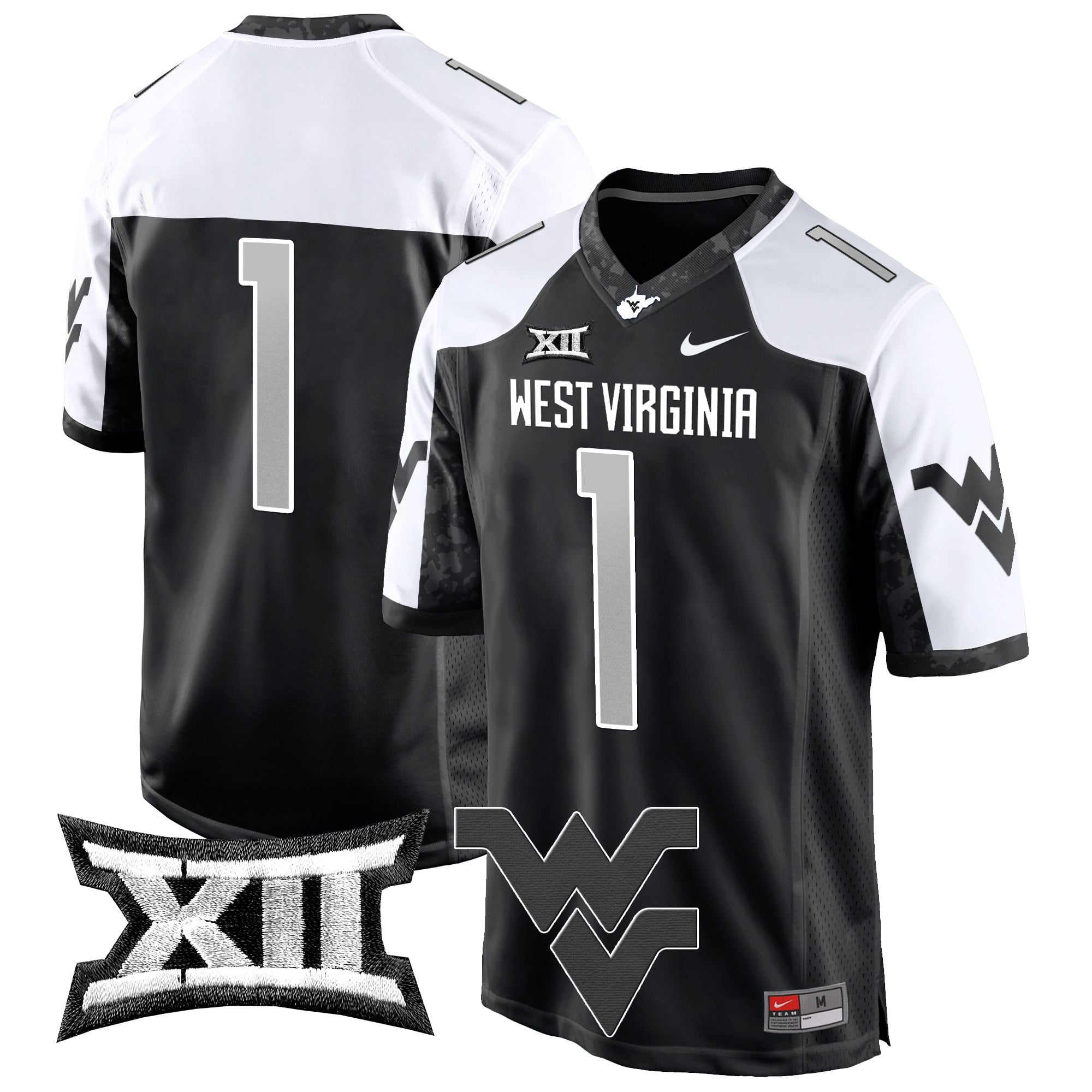 Men's West Virginia Mountaineers 2024 Game Jersey - All Stitched