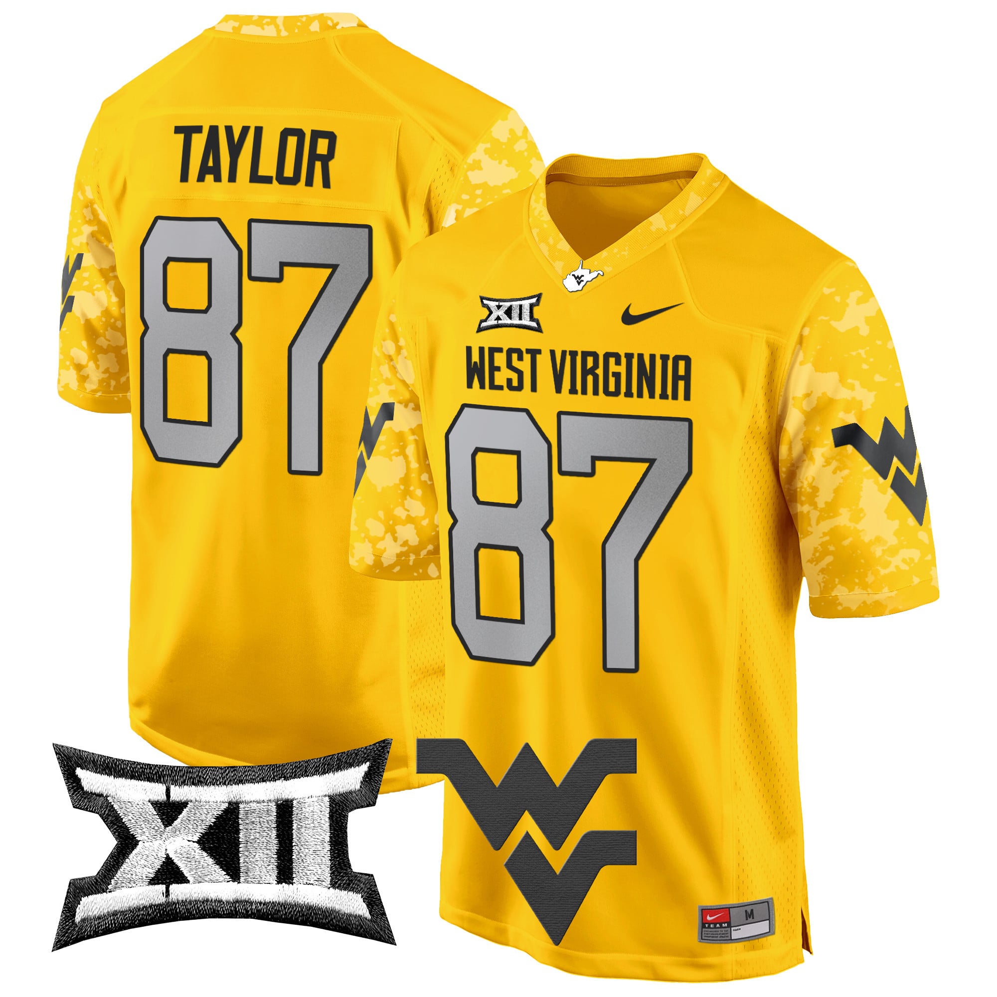 Men's West Virginia Mountaineers 2024 Game Jersey - All Stitched
