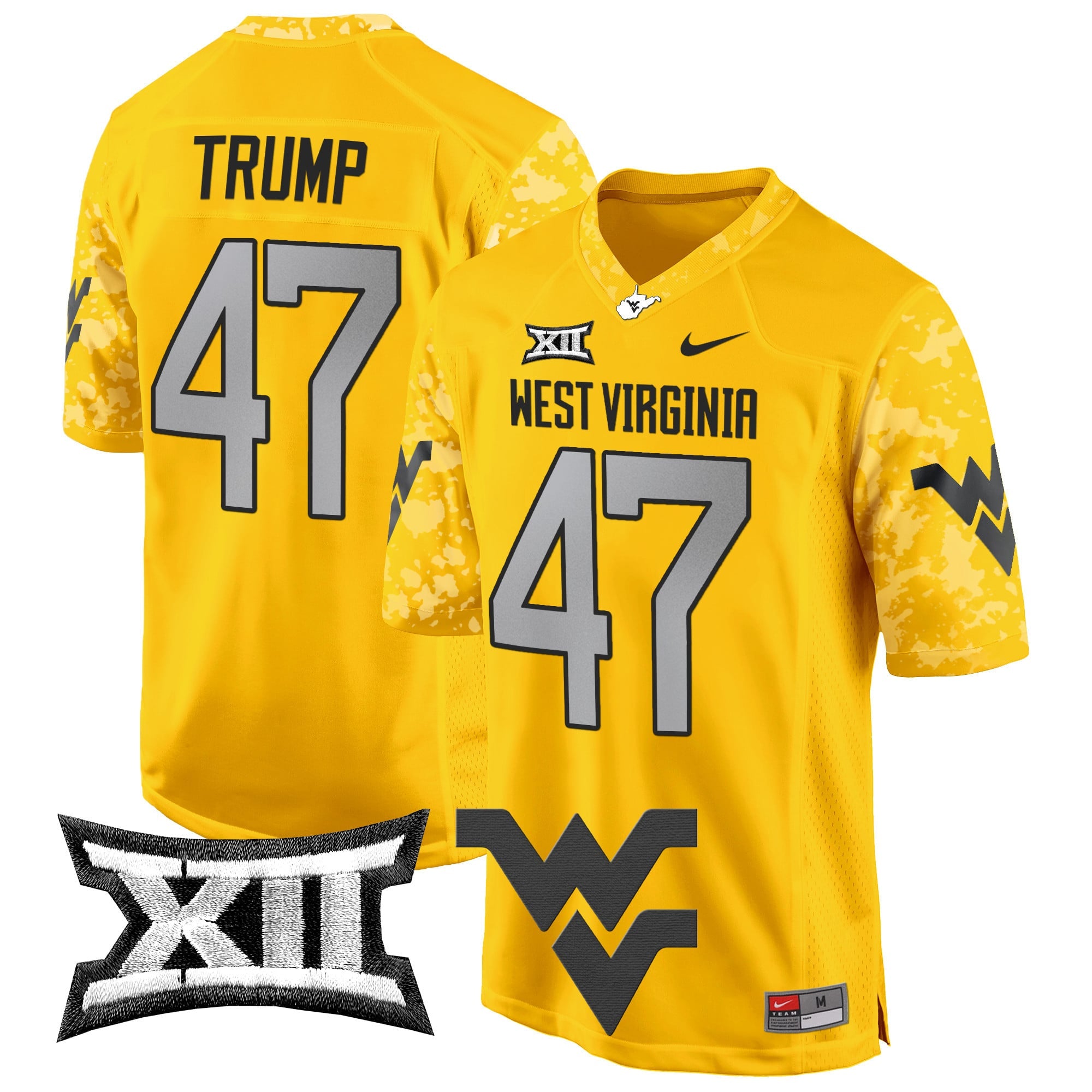 Men's West Virginia Mountaineers 2024 Game Jersey - All Stitched