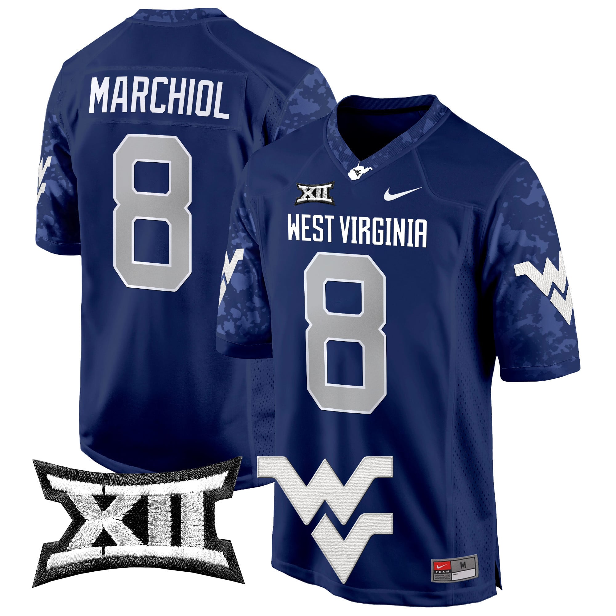 Men's West Virginia Mountaineers 2024 Game Jersey - All Stitched