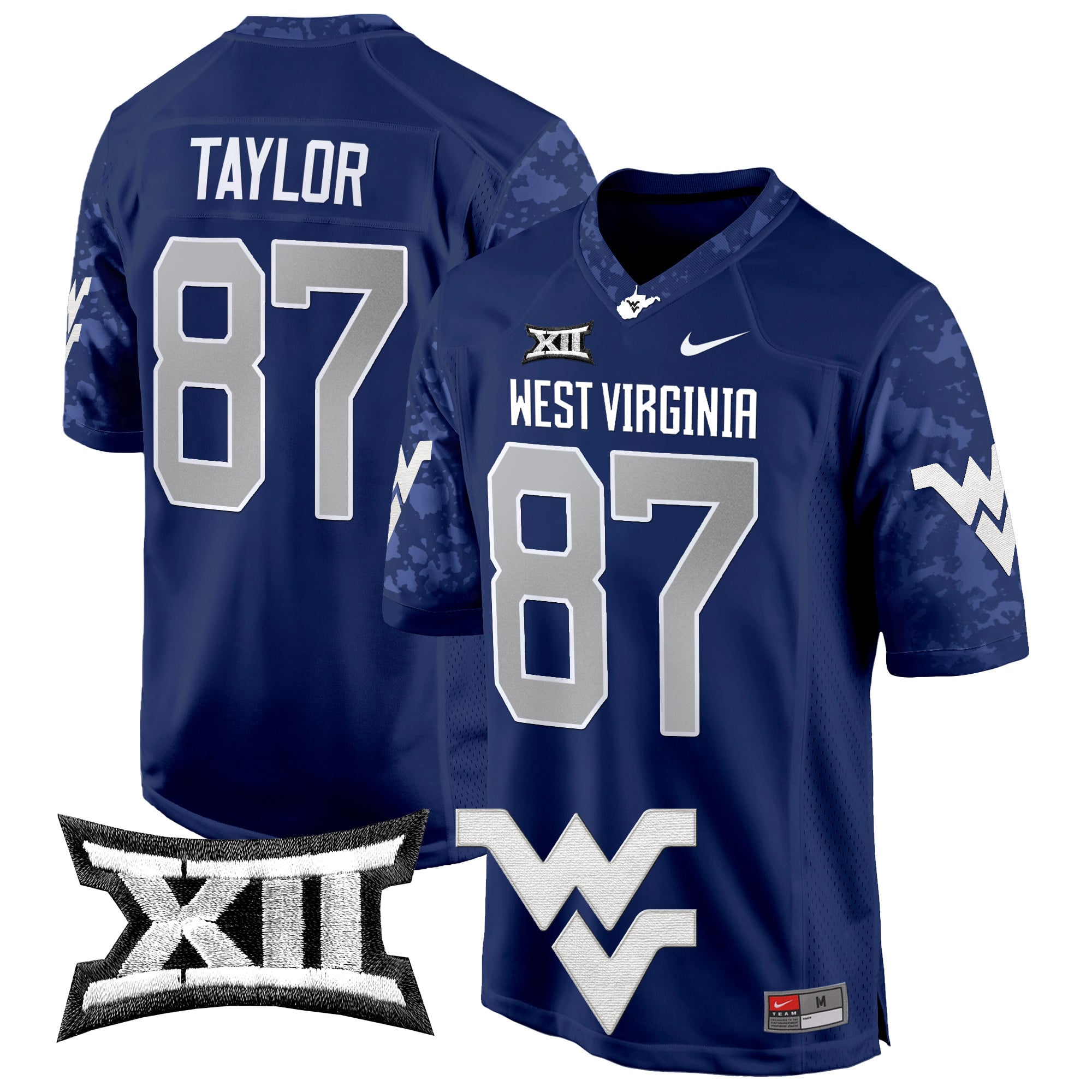Men's West Virginia Mountaineers 2024 Game Jersey - All Stitched