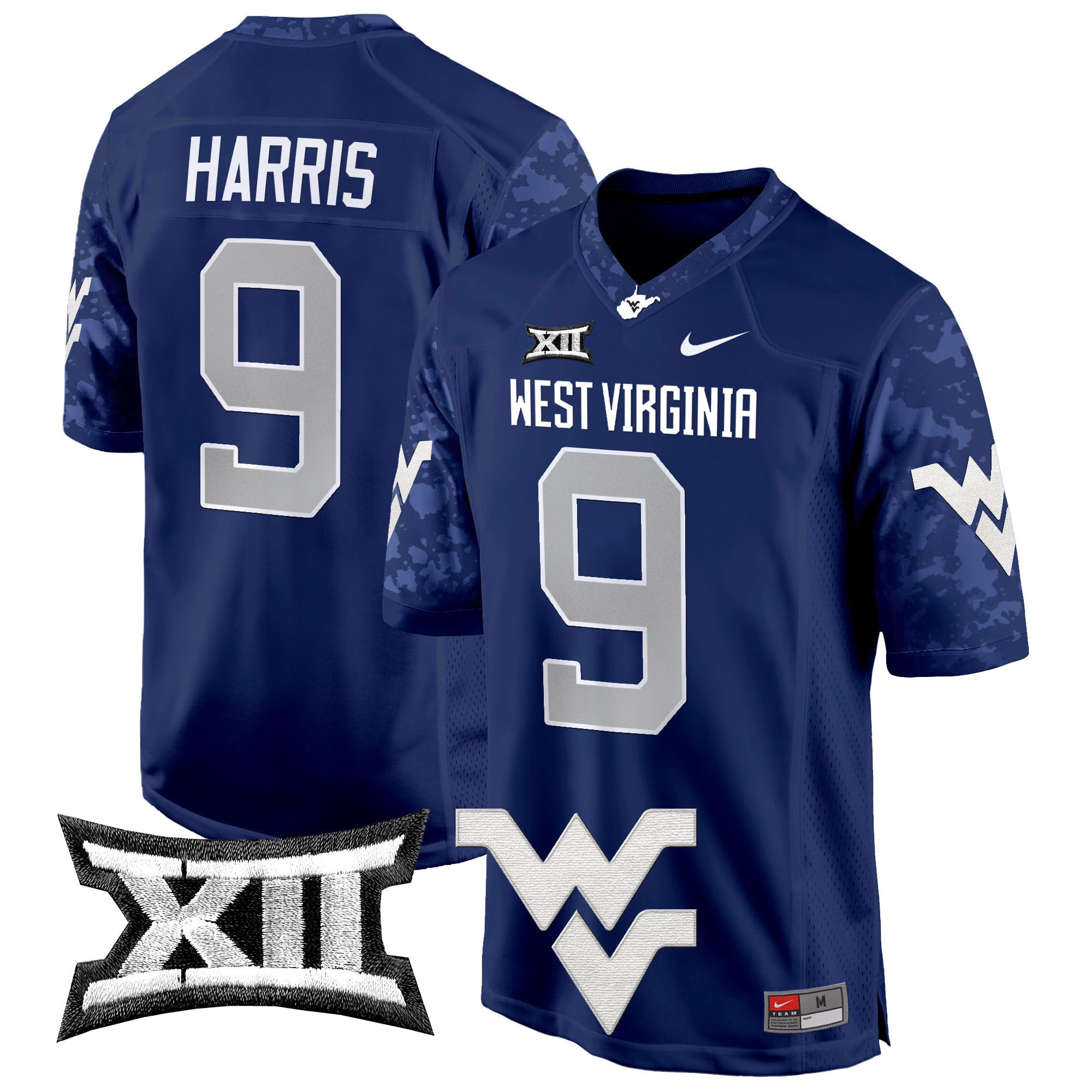 Men's West Virginia Mountaineers 2024 Game Jersey - All Stitched